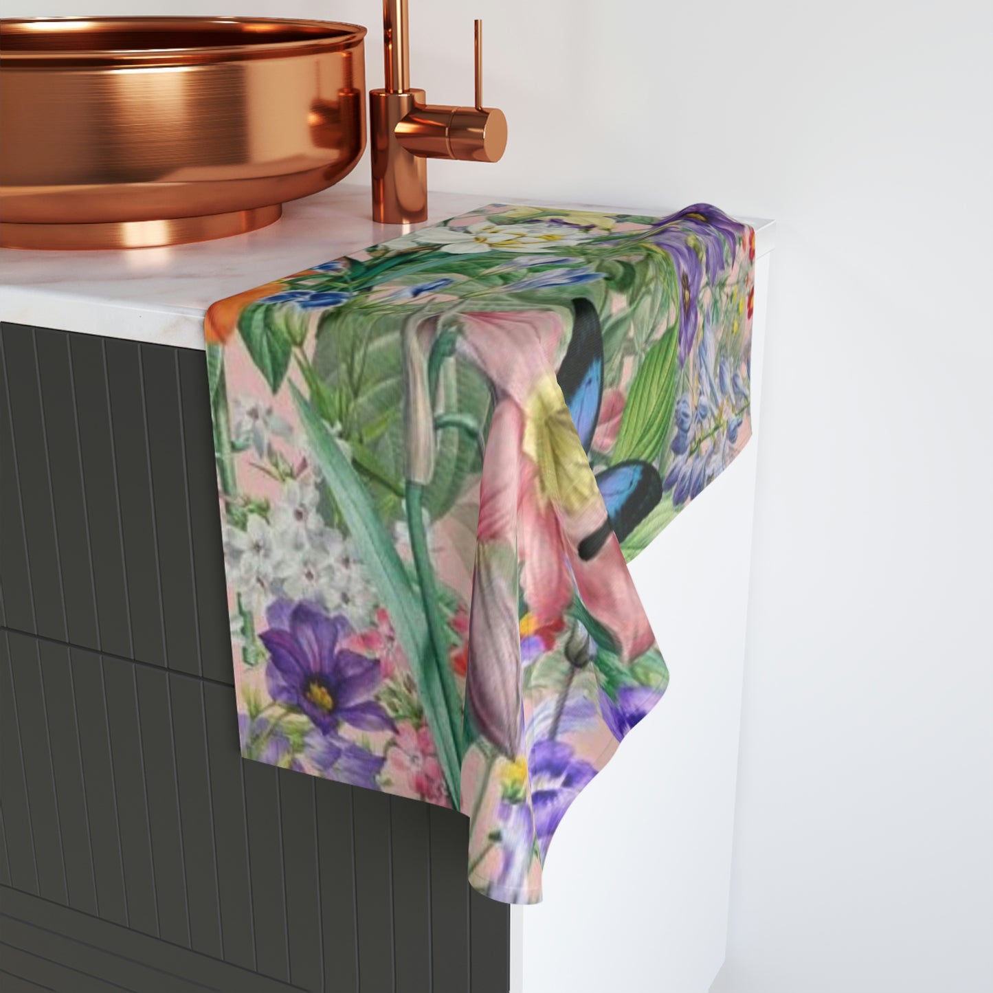 Butterfly Flower Garden Hand Towel Matching Sets! Great Gifts!