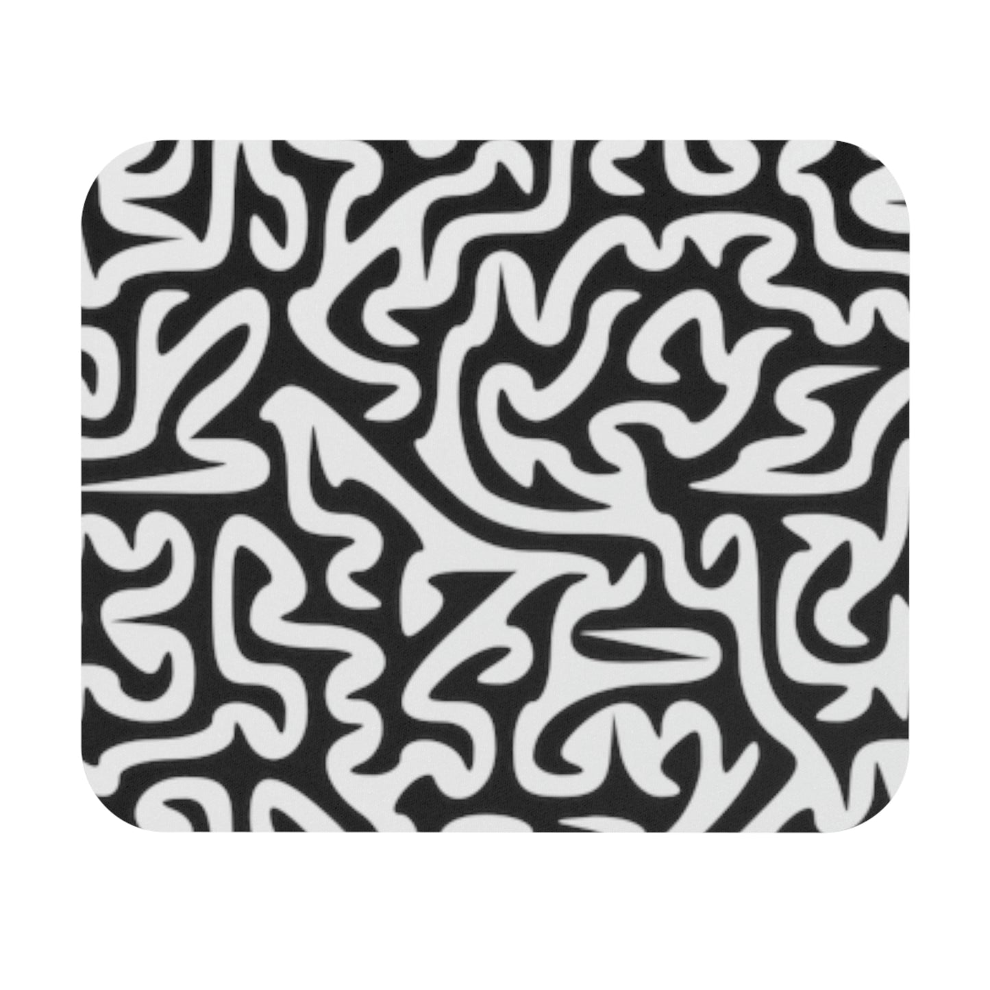 Maze Black White. Size: 9"x8". Cost: $21.00. Custom Artwork. Unique Whimsical Flare. Vivid Colors. Great to use at home or the office. Great to use with your desk top computer.  Great for School, Students, College, Traveling, Home or Work.