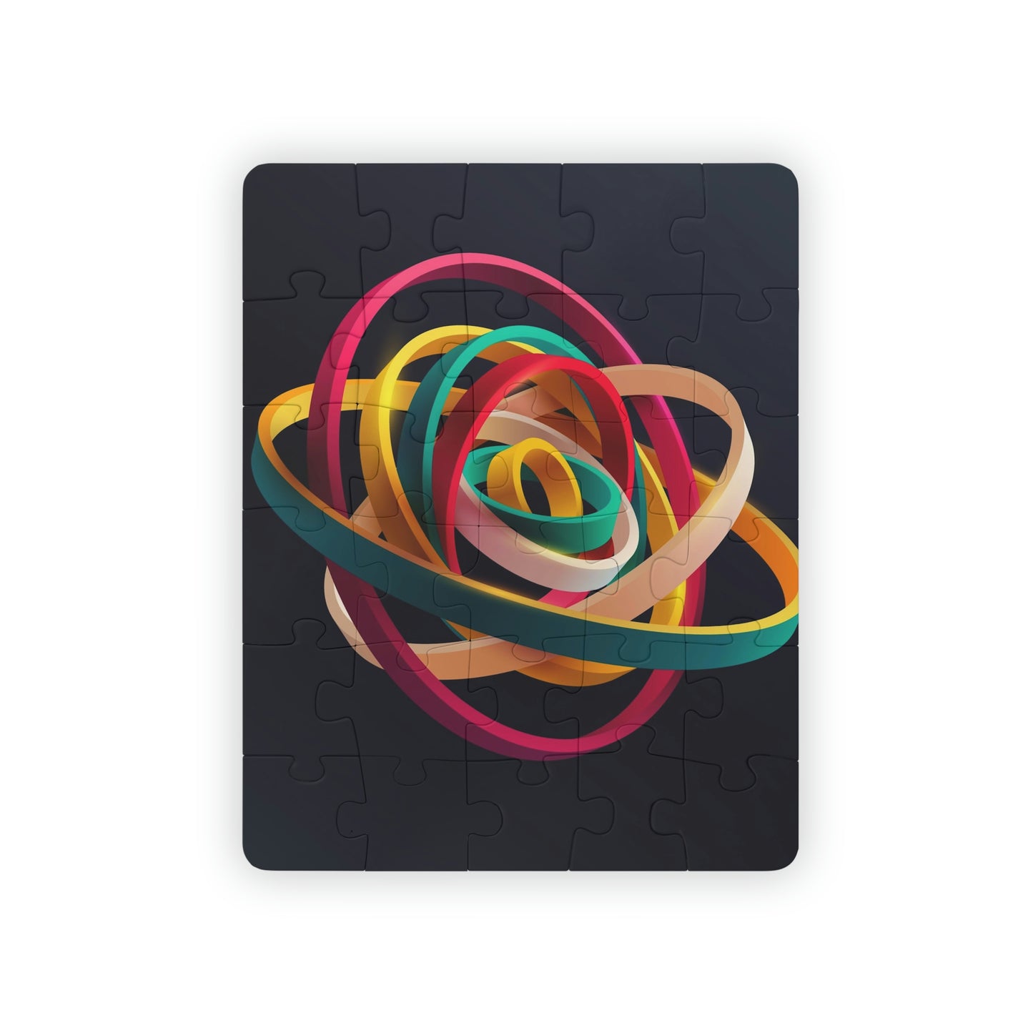 Rainbow Colored Sphere Jigsaw Puzzle I Love Games!