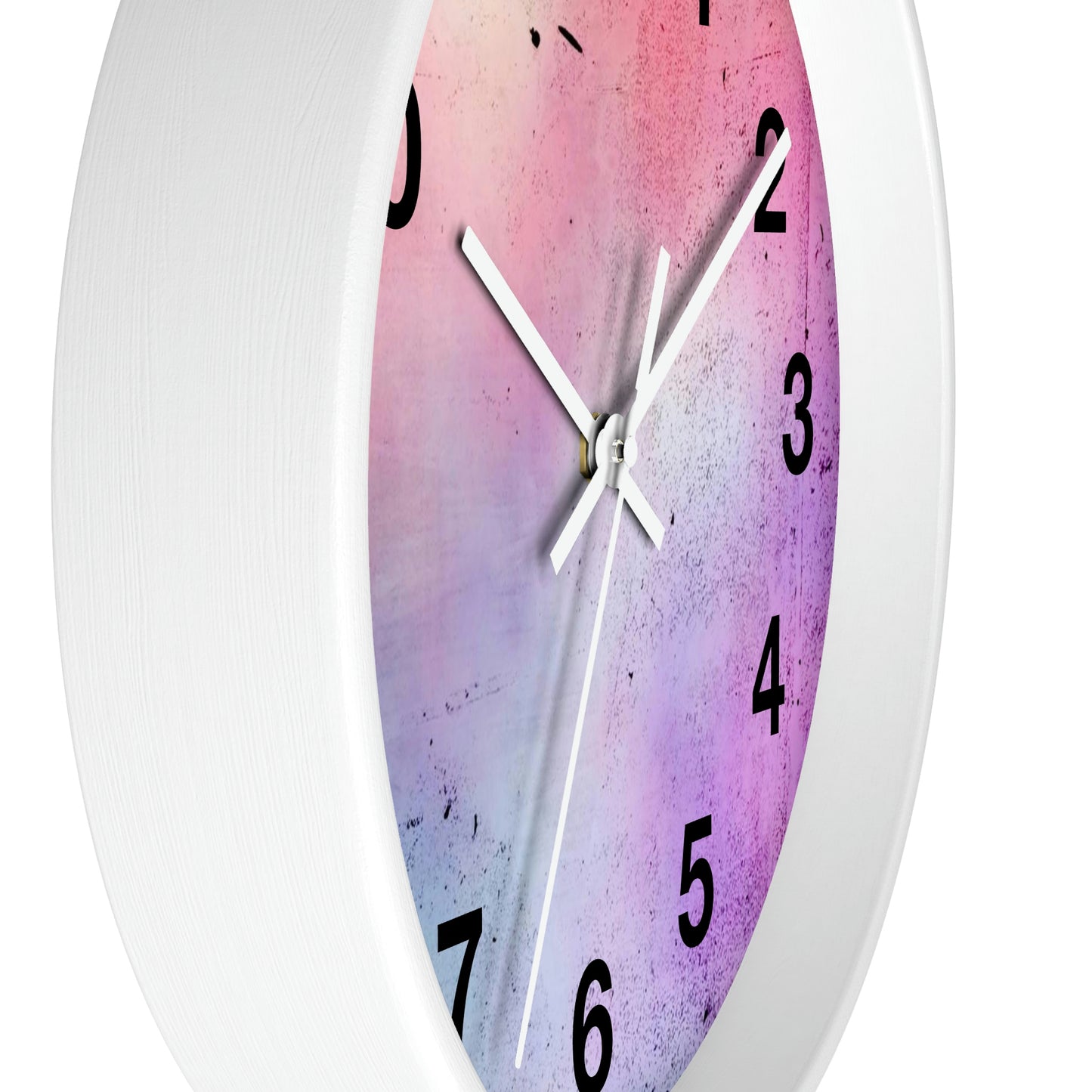 Horloge murale rose clair violet Quelle horloge murale fabuleuse !