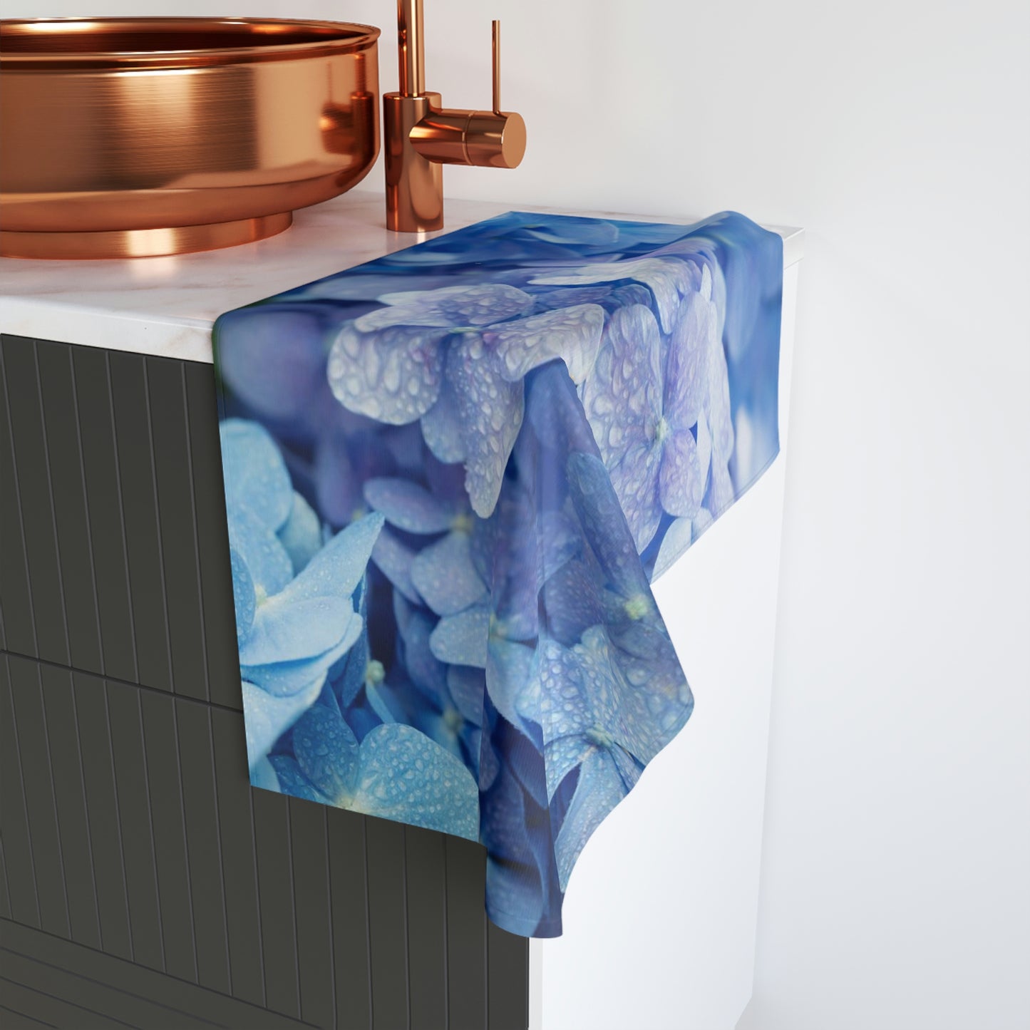 Purple Flowers Hand Towel Great Gifts! Birthday Anniversary Just Because