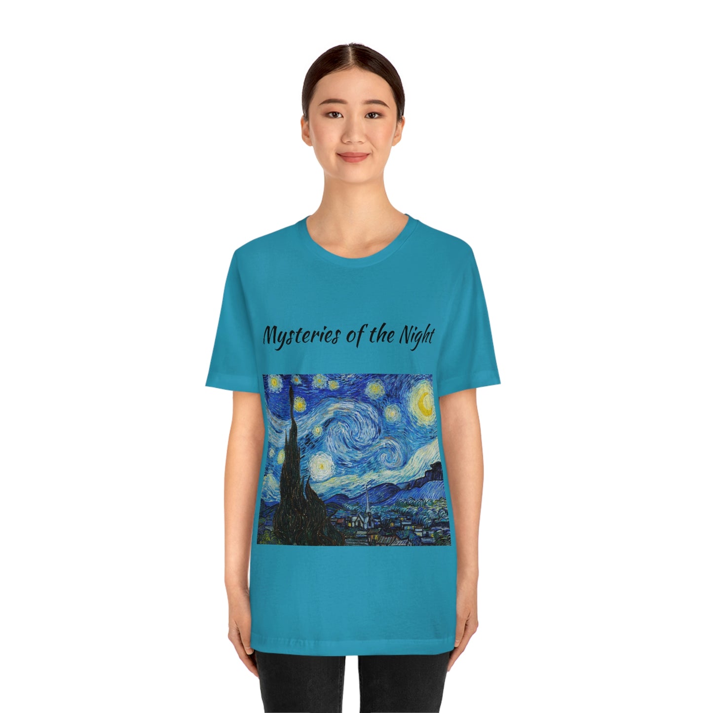 T-shirt unisexe Mystères de la nuit Voyage Travail Vacances Détente