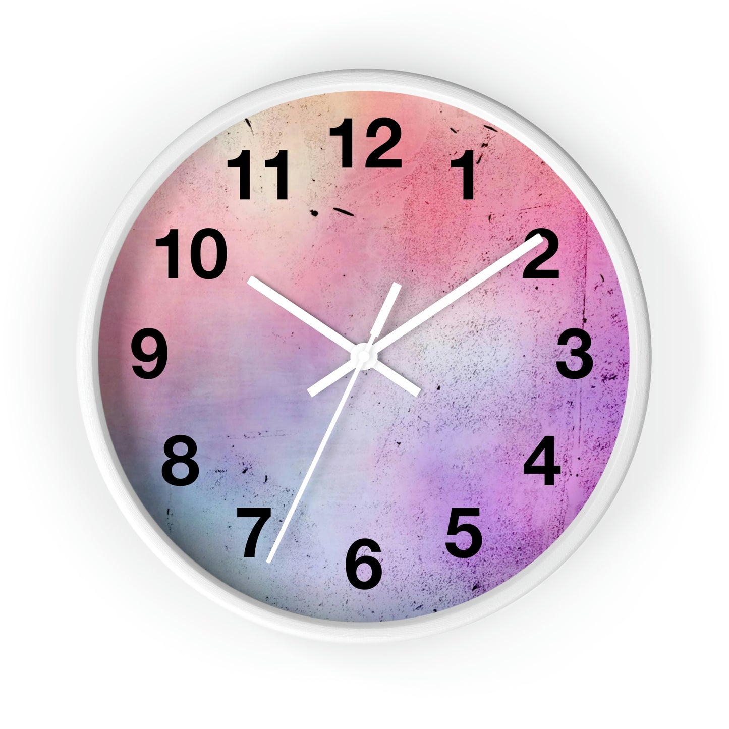 Horloge murale rose clair violet Quelle horloge murale fabuleuse !