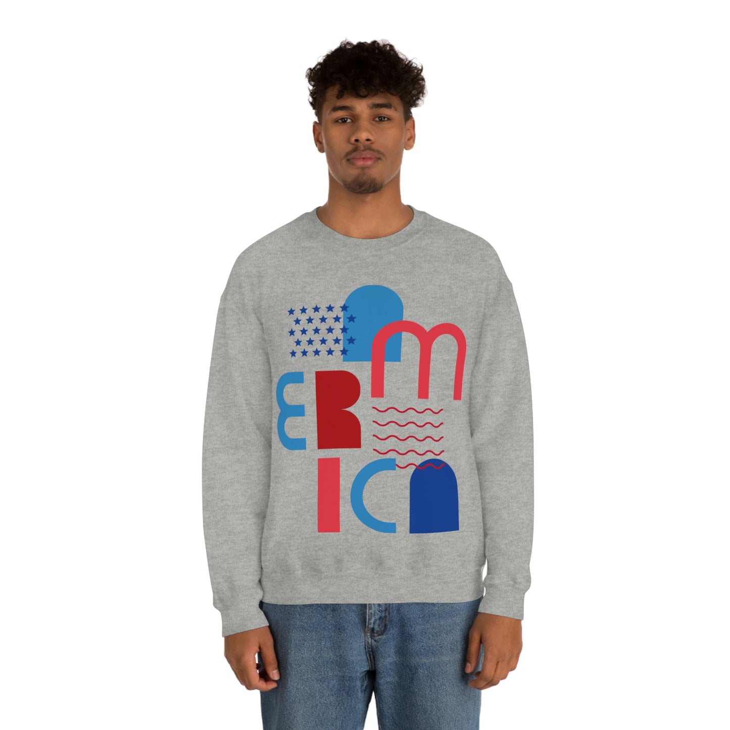 Sweat-shirt ras du cou America, il a l'air fabuleux ! 