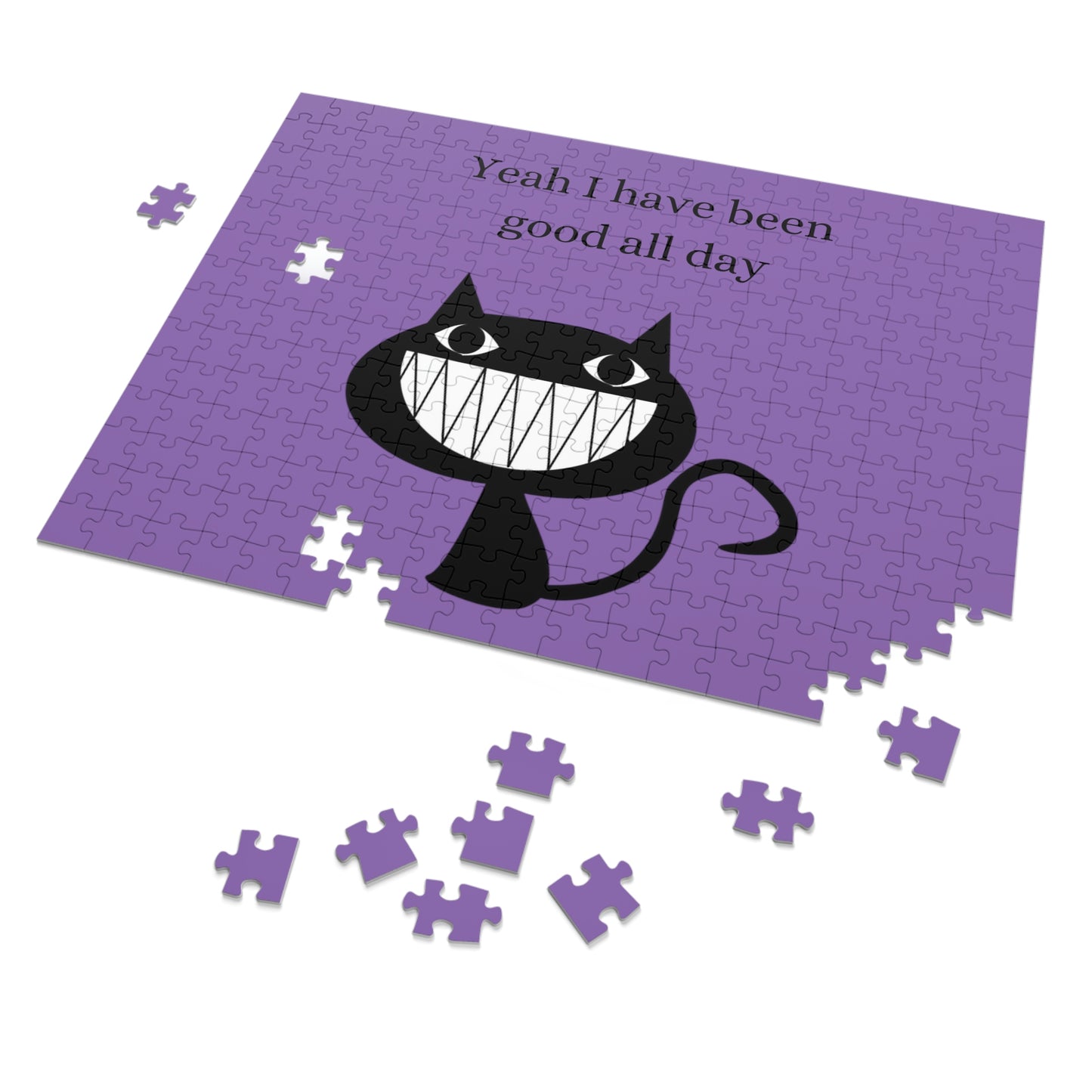 Black Cat Jigsaw Puzzle I Love Games!