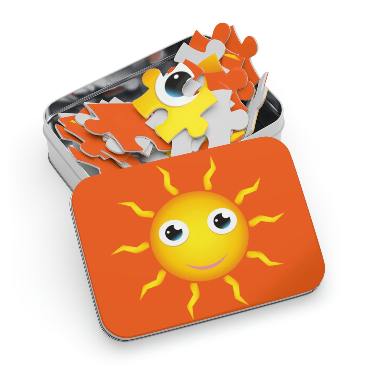 Happy Yellow Sun Jigsaw Puzzle I Love Games!