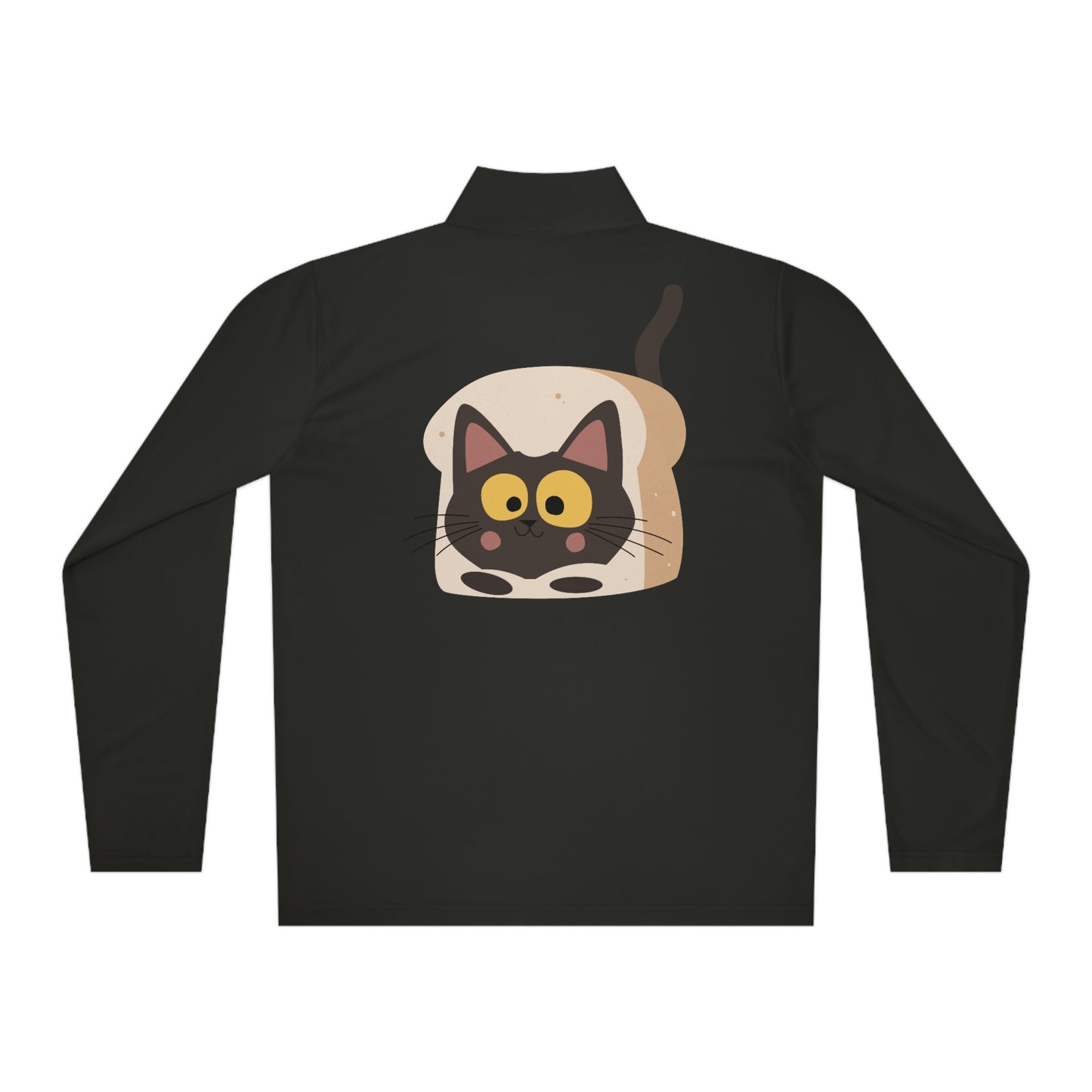 Shookie Mookie Kitty Cat Unisex Quarter-Zip Pullover Traveling Concerts Festivals