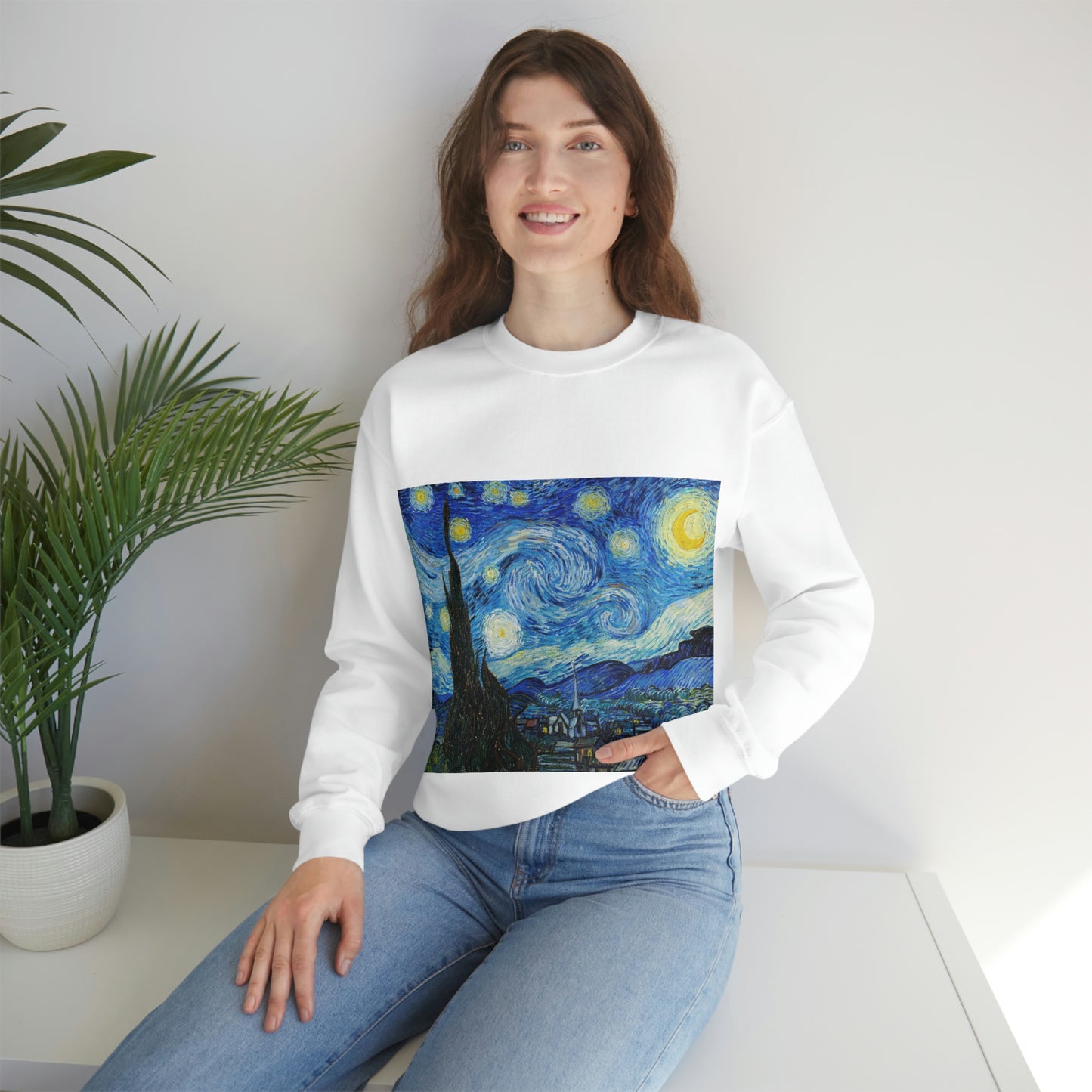 Sudadera de Vincent van Gogh con la noche estrellada Shookie Mookie