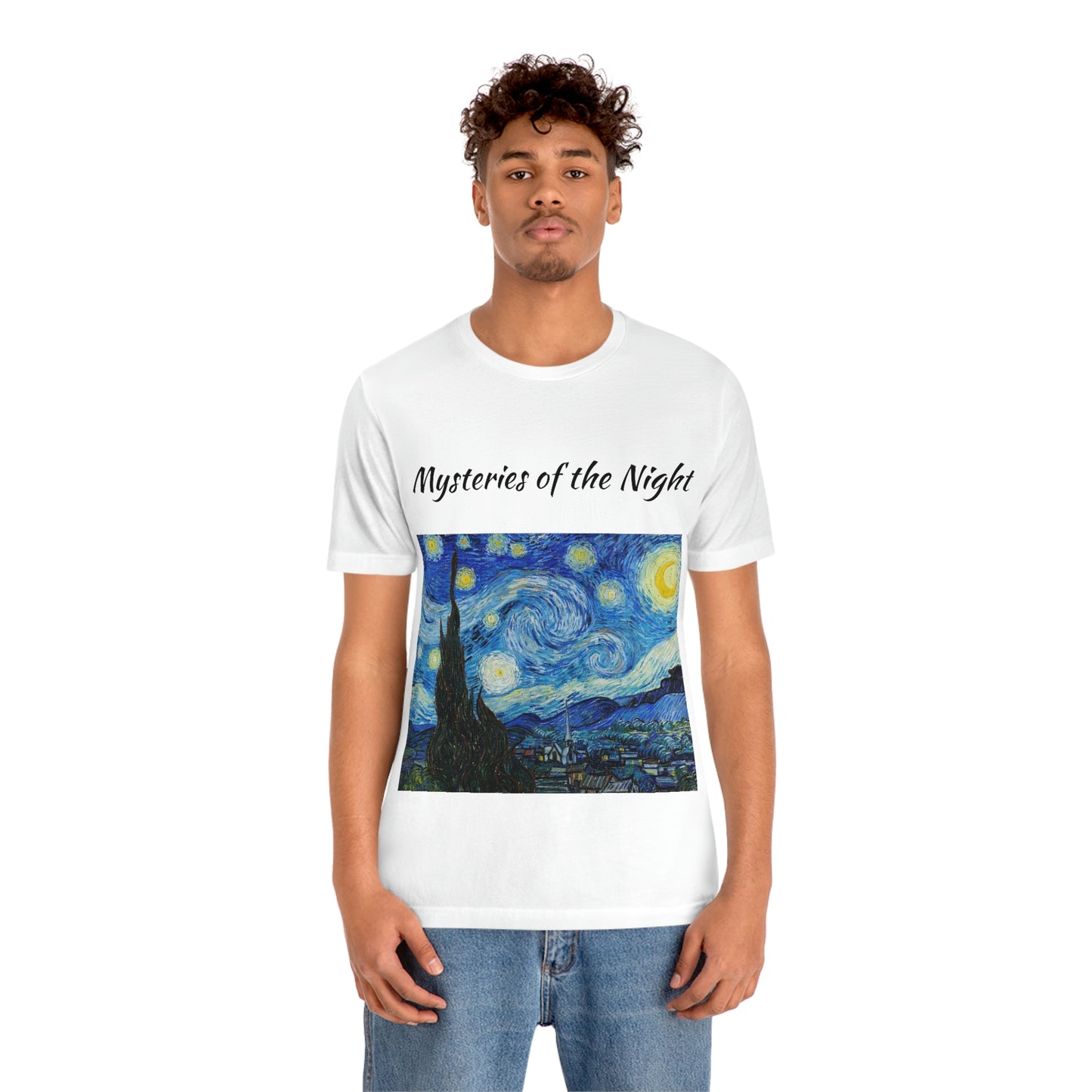 T-shirt unisexe Mystères de la nuit Voyage Travail Vacances Détente