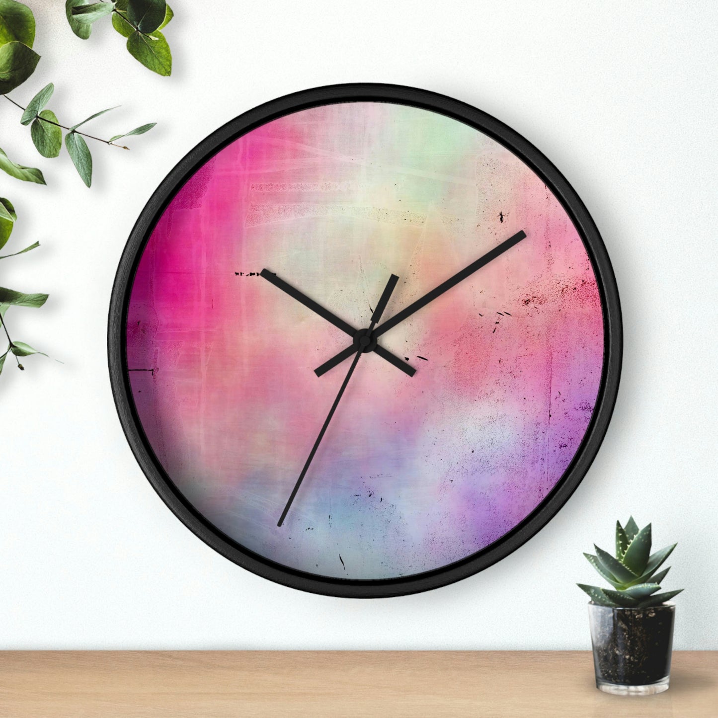 Colorful Abstract Wall Clock Such a Fabulous Clock!