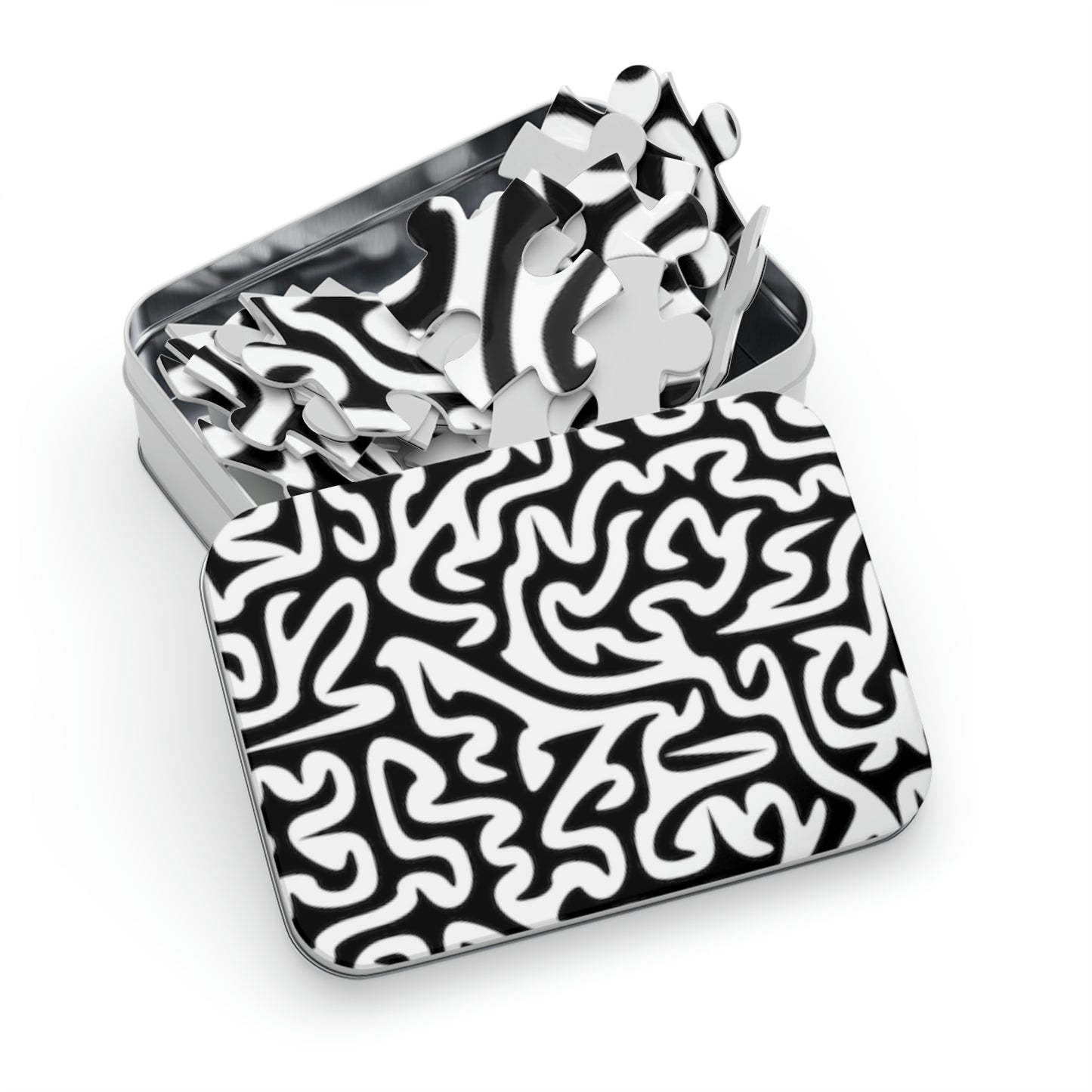Black and White Maze Jigsaw Puzzle I Love Games!