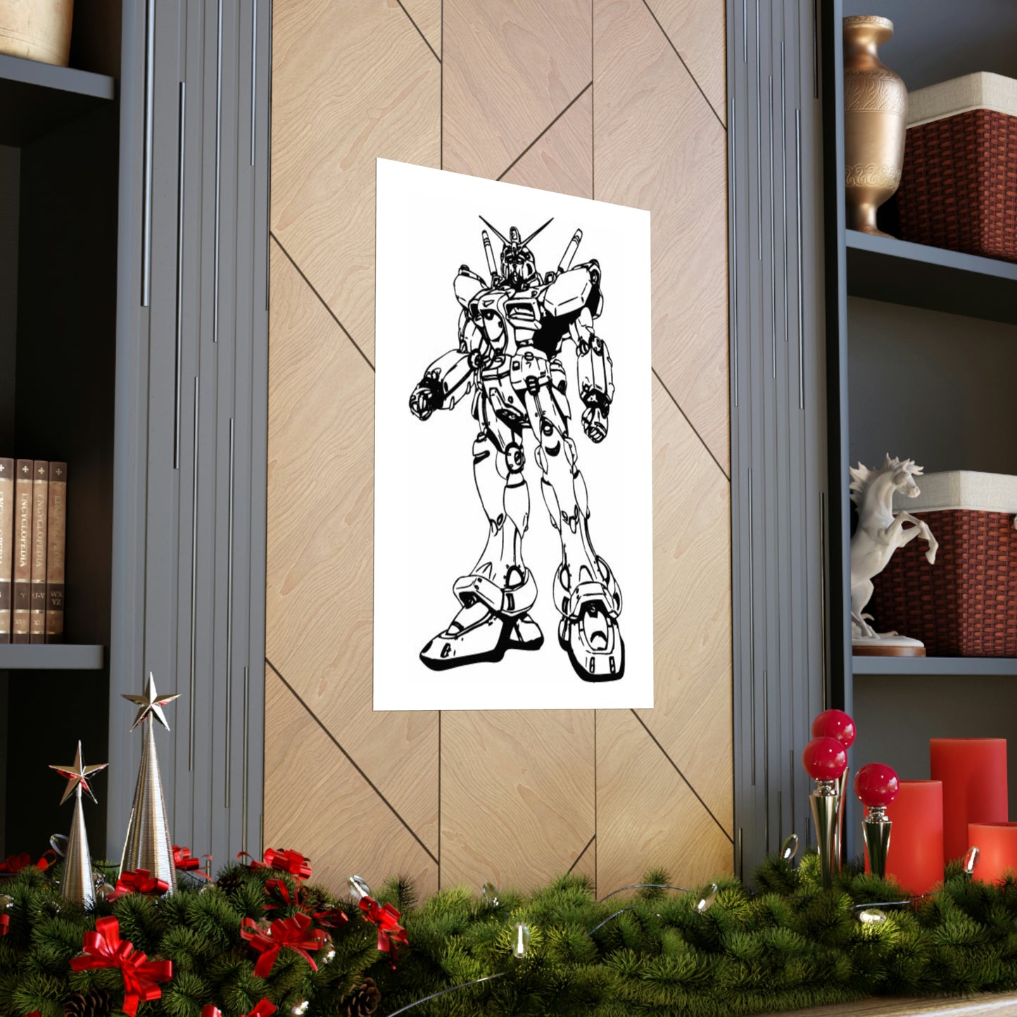 Figuras de acción en pósteres verticales mate de primera calidad, ideales como regalo de cumpleaños para la habitación de los niños.