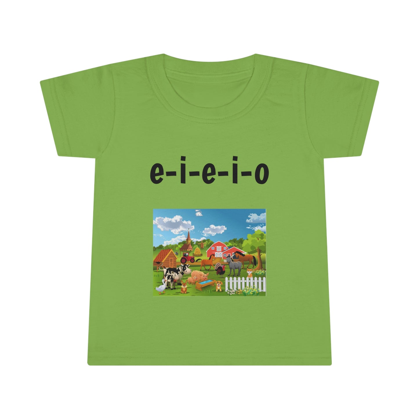 e-i-e-i-o Farm Animals Toddler T-shirt