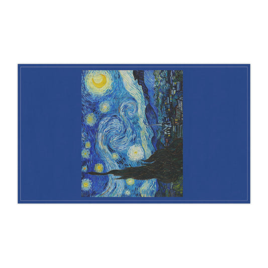 The Starry Night (1889) Vincent van Gogh Kitchen Towel I Love Cooking!