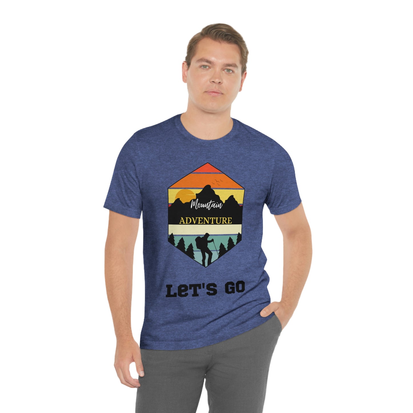 Let's Go Hiking Unisex Jersey Short Sleeve T-Shirt Adventures