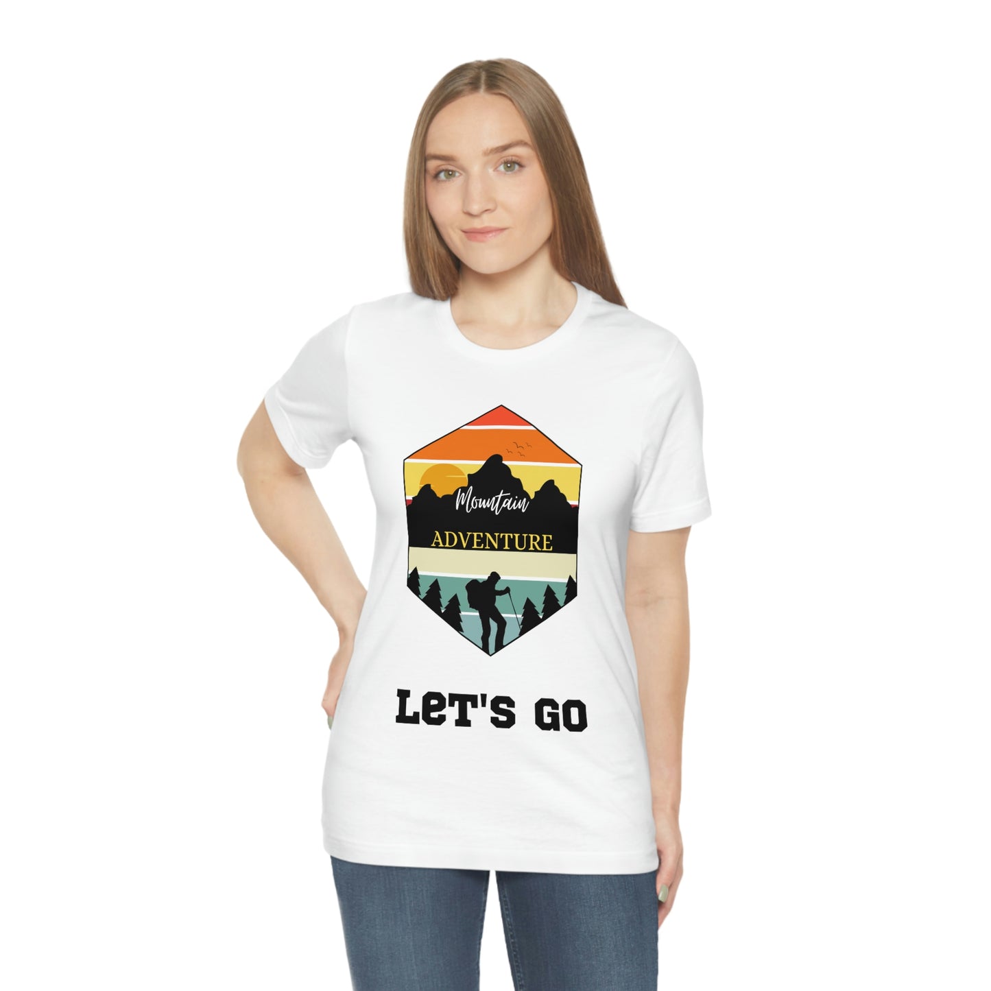 Let's Go Hiking Unisex Jersey Short Sleeve T-Shirt Adventures