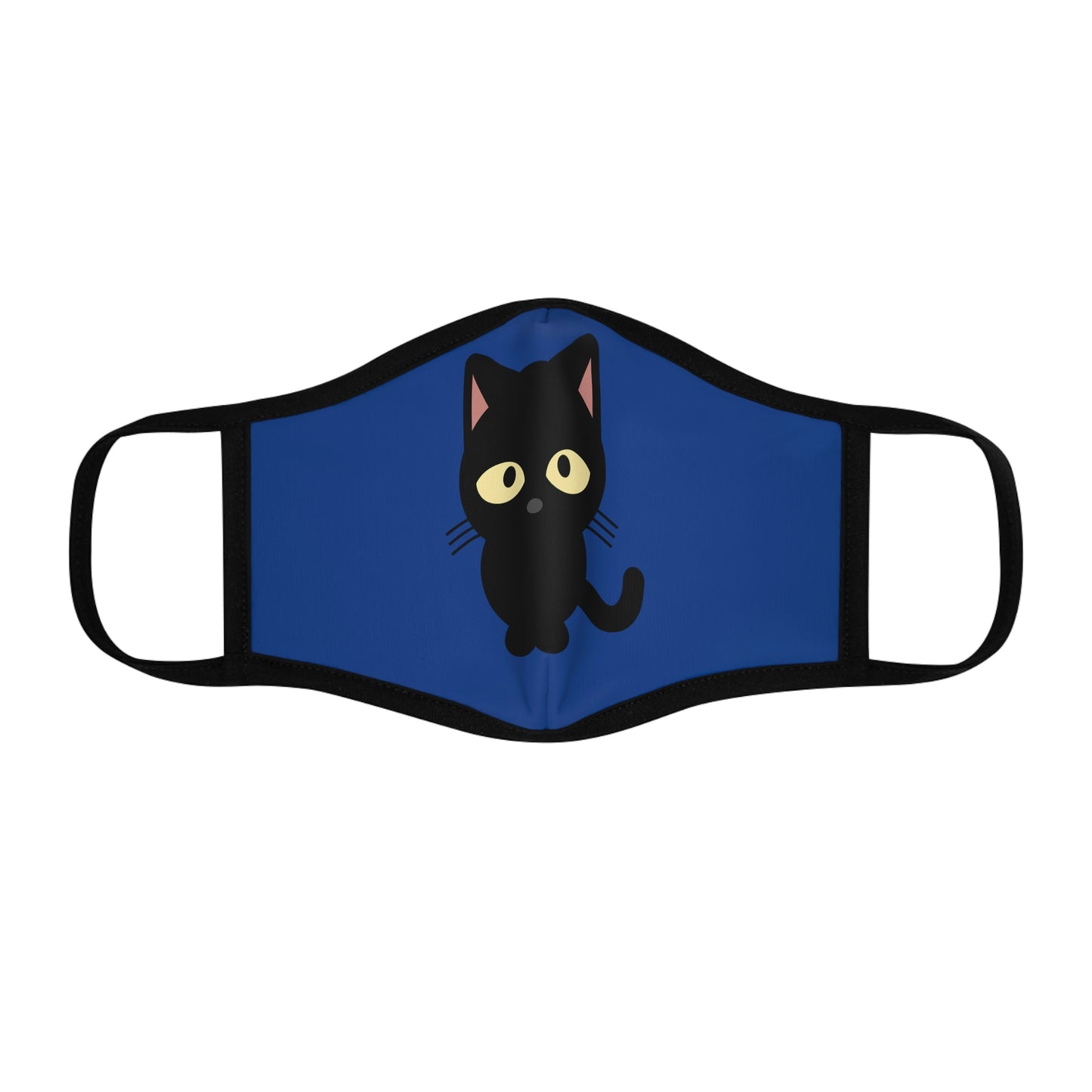 Mascarilla facial de poliéster ajustada con forma de gato negro Protéjase a sí mismo, a su familia, a sus amigos, a su extraño, a su hija, a su hijo y a sus hijos