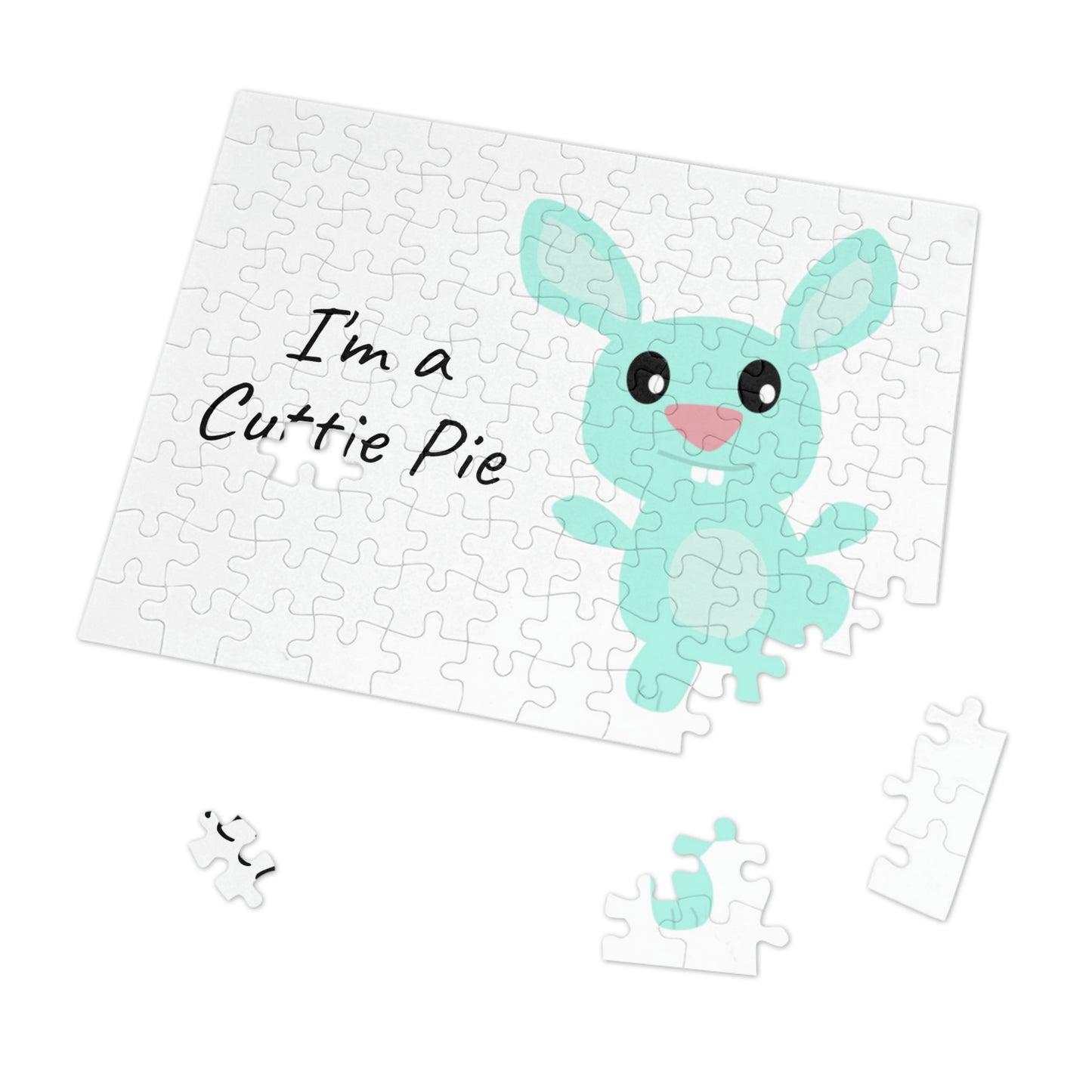 Rabbit I'm a Cuttie Pie Jigsaw Puzzle I Love Games!