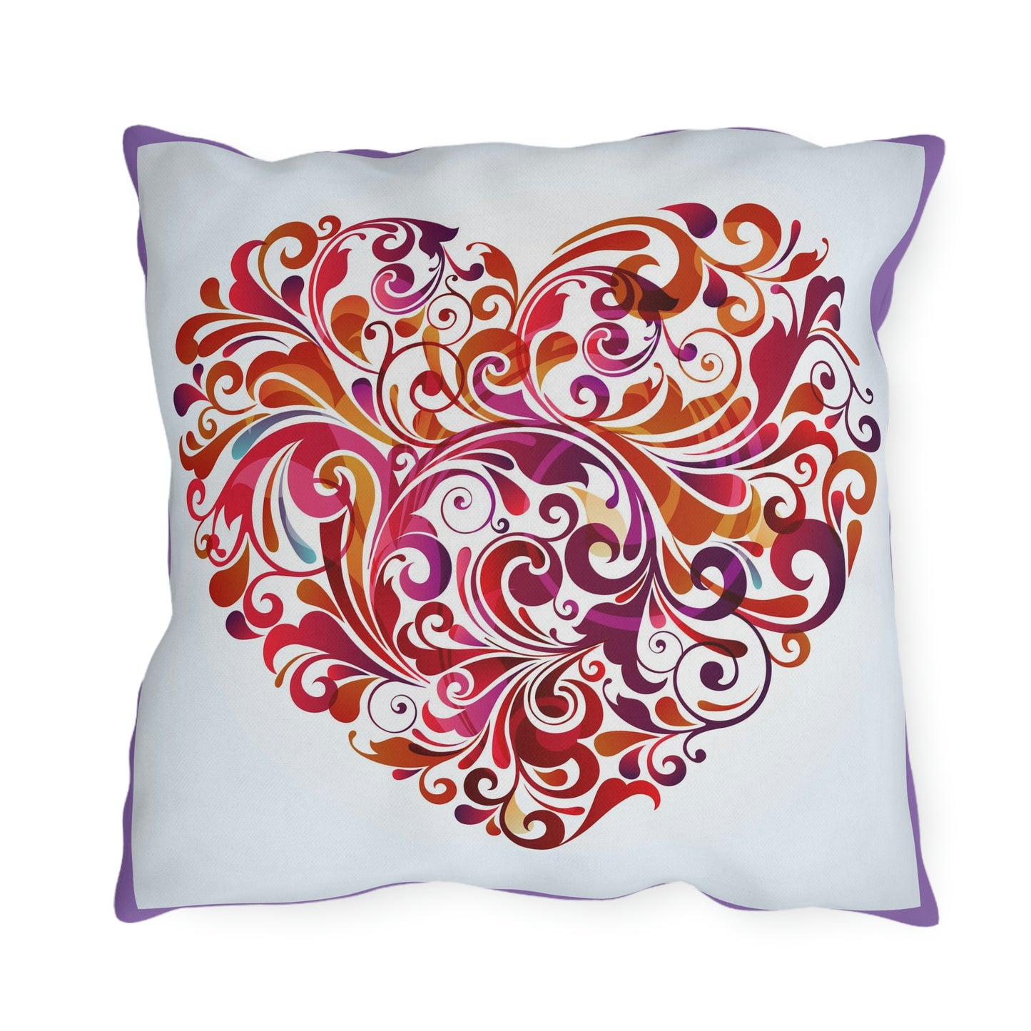 No I didn't do that Heart Outdoor Pillows