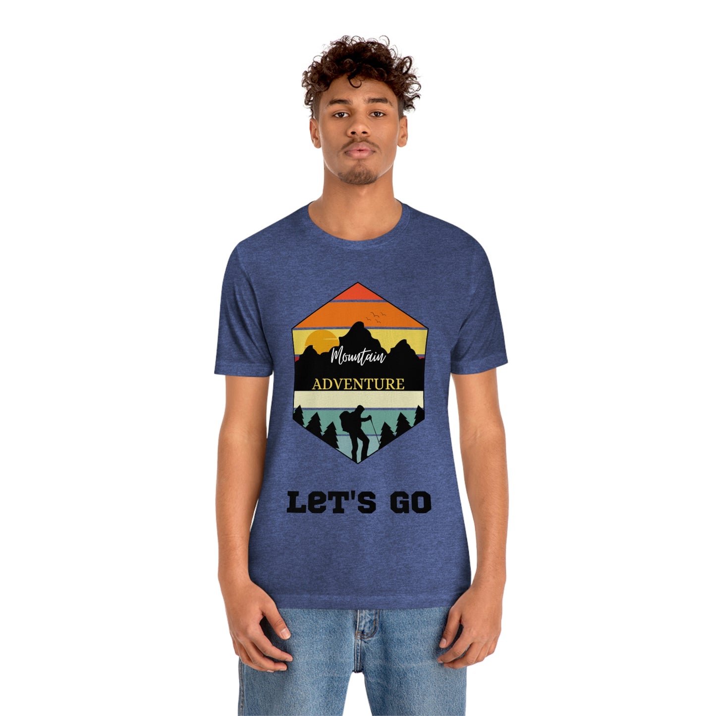 Let's Go Hiking Unisex Jersey Short Sleeve T-Shirt Adventures