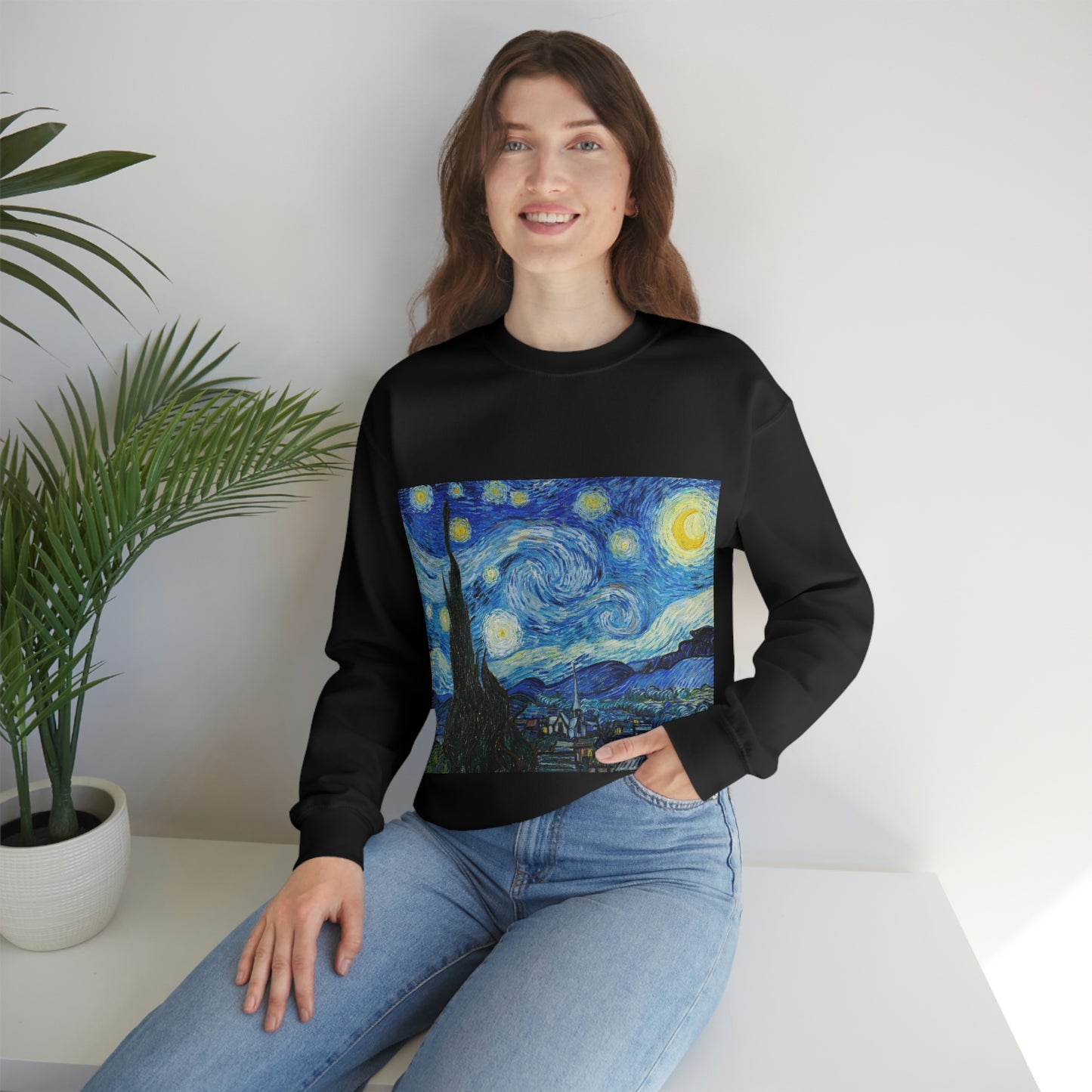 Sudadera de Vincent van Gogh con la noche estrellada Shookie Mookie