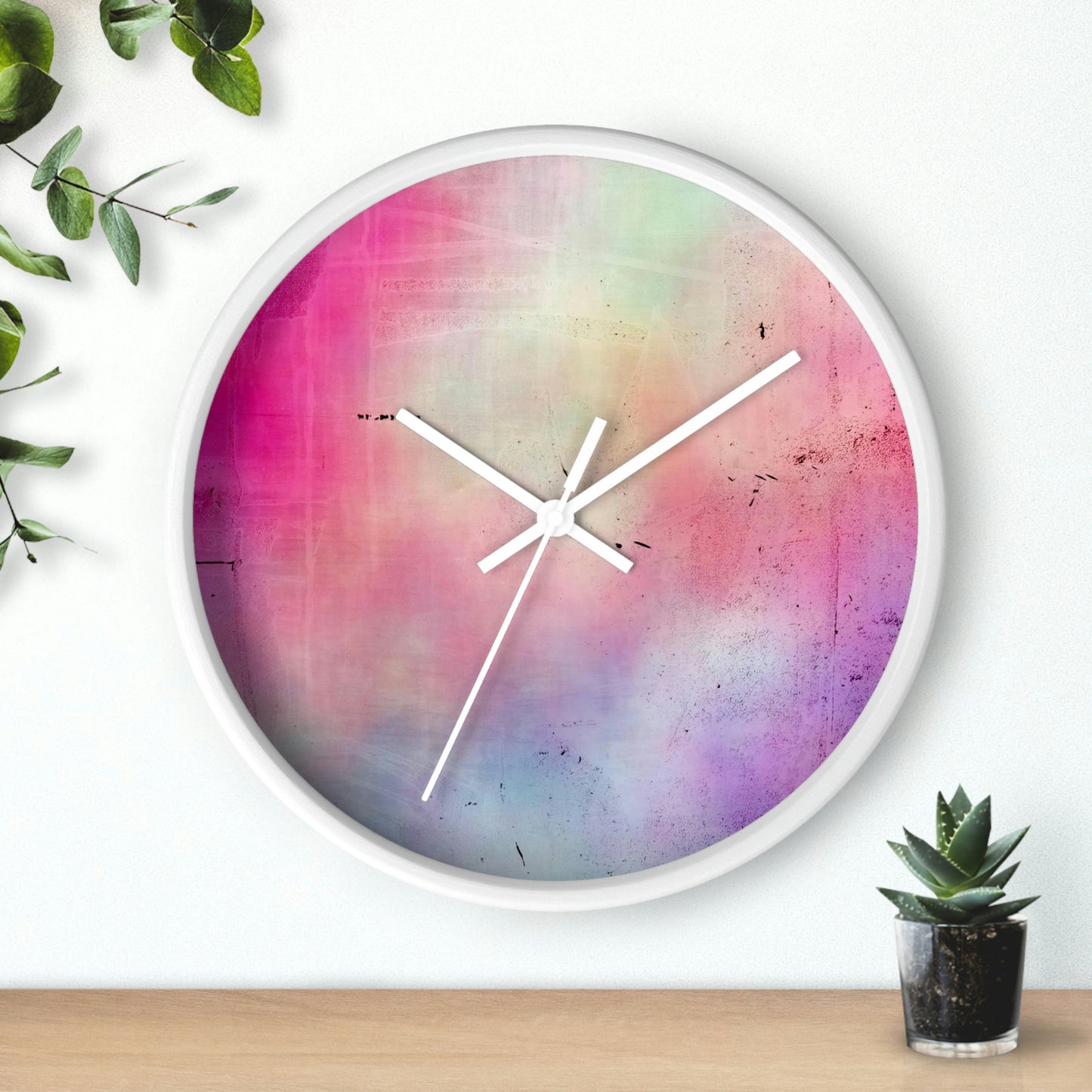 Colorful Abstract Wall Clock Such a Fabulous Clock!