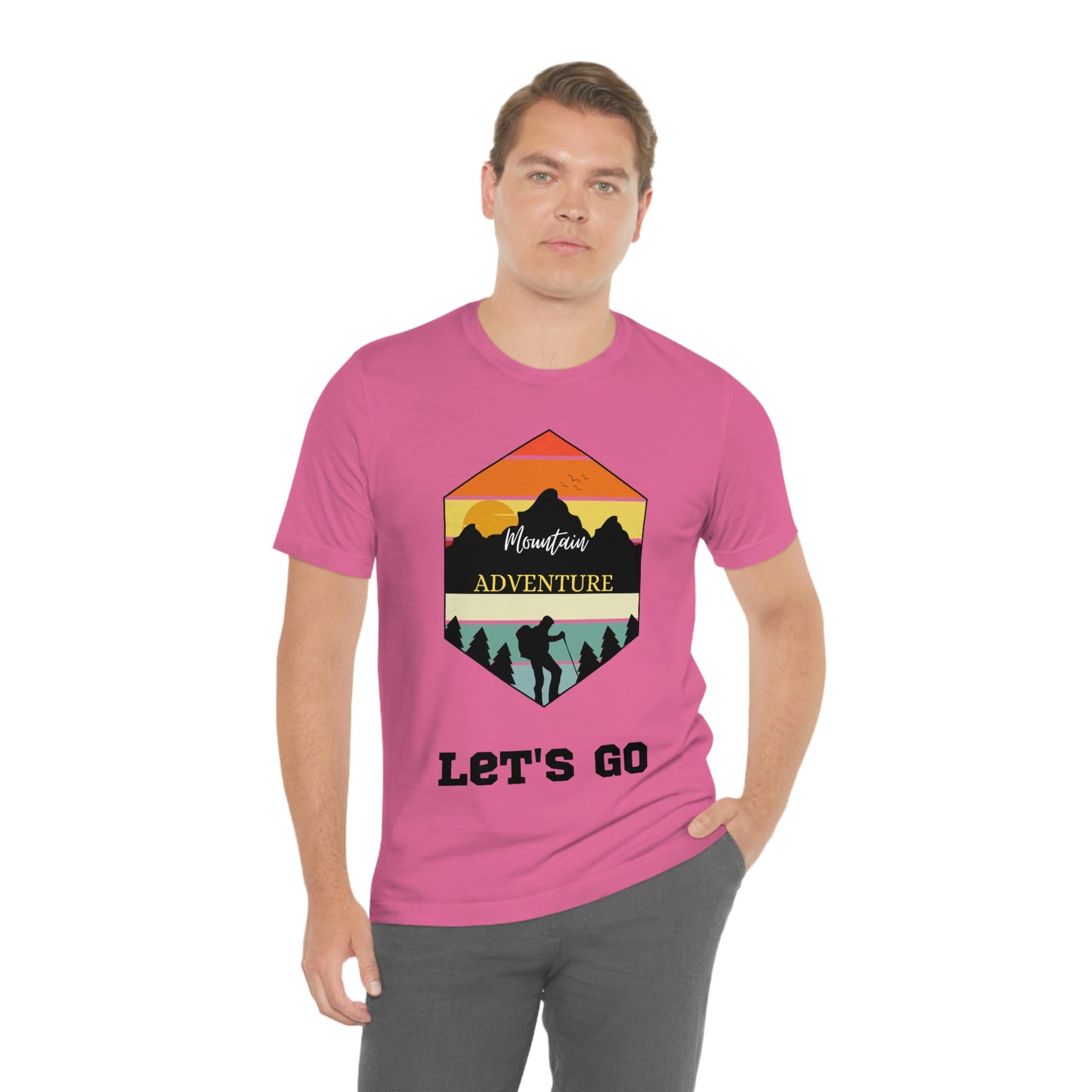 Let's Go Hiking Unisex Jersey Short Sleeve T-Shirt Adventures