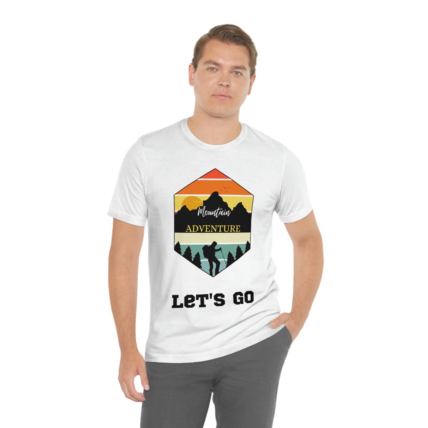 Let's Go Hiking Unisex Jersey Short Sleeve T-Shirt Adventures
