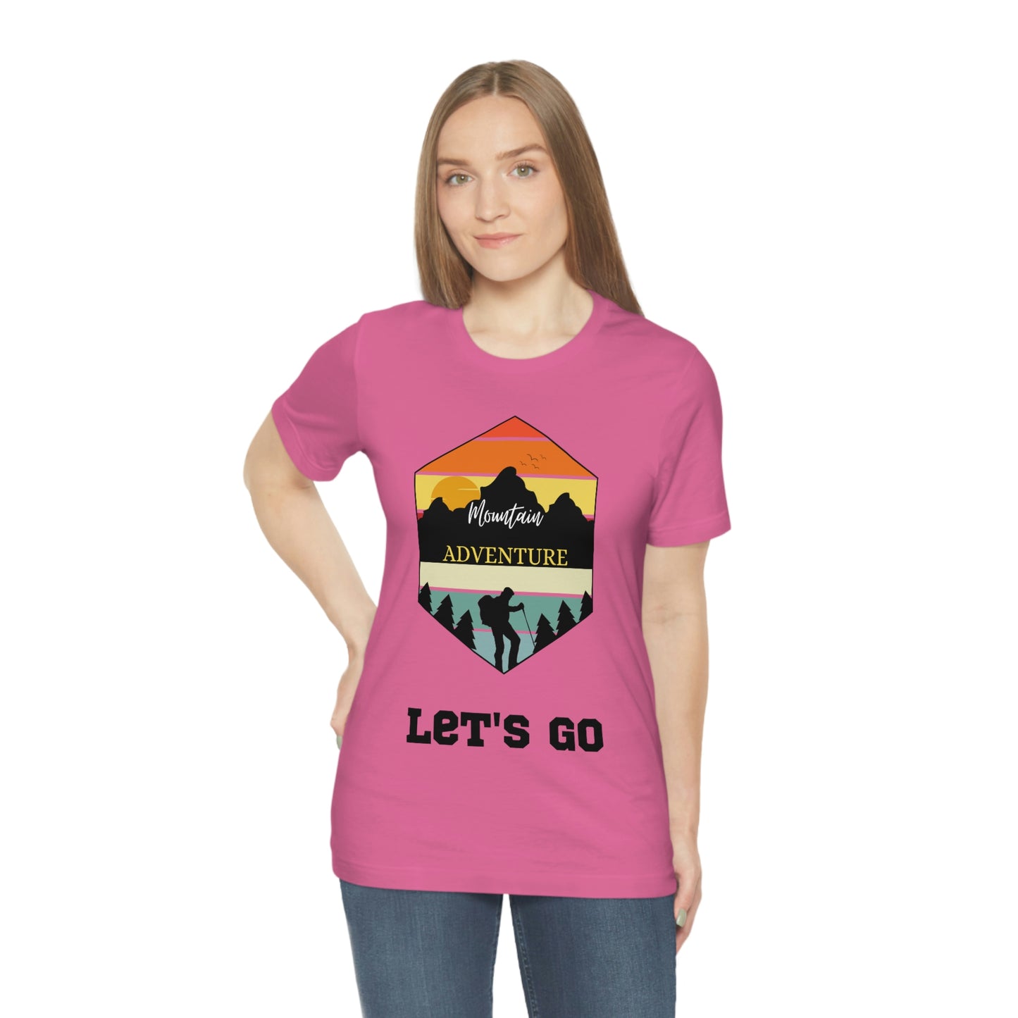 Let's Go Hiking Unisex Jersey Short Sleeve T-Shirt Adventures