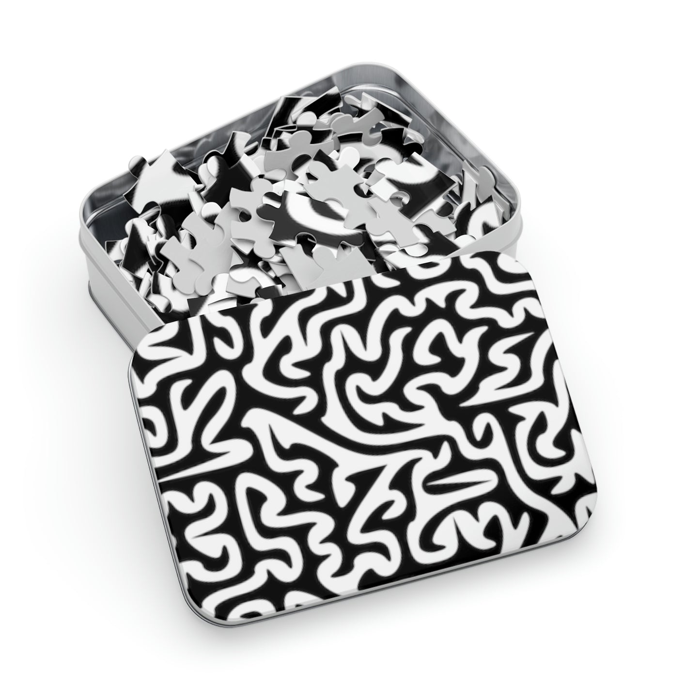 Black and White Maze Jigsaw Puzzle I Love Games!