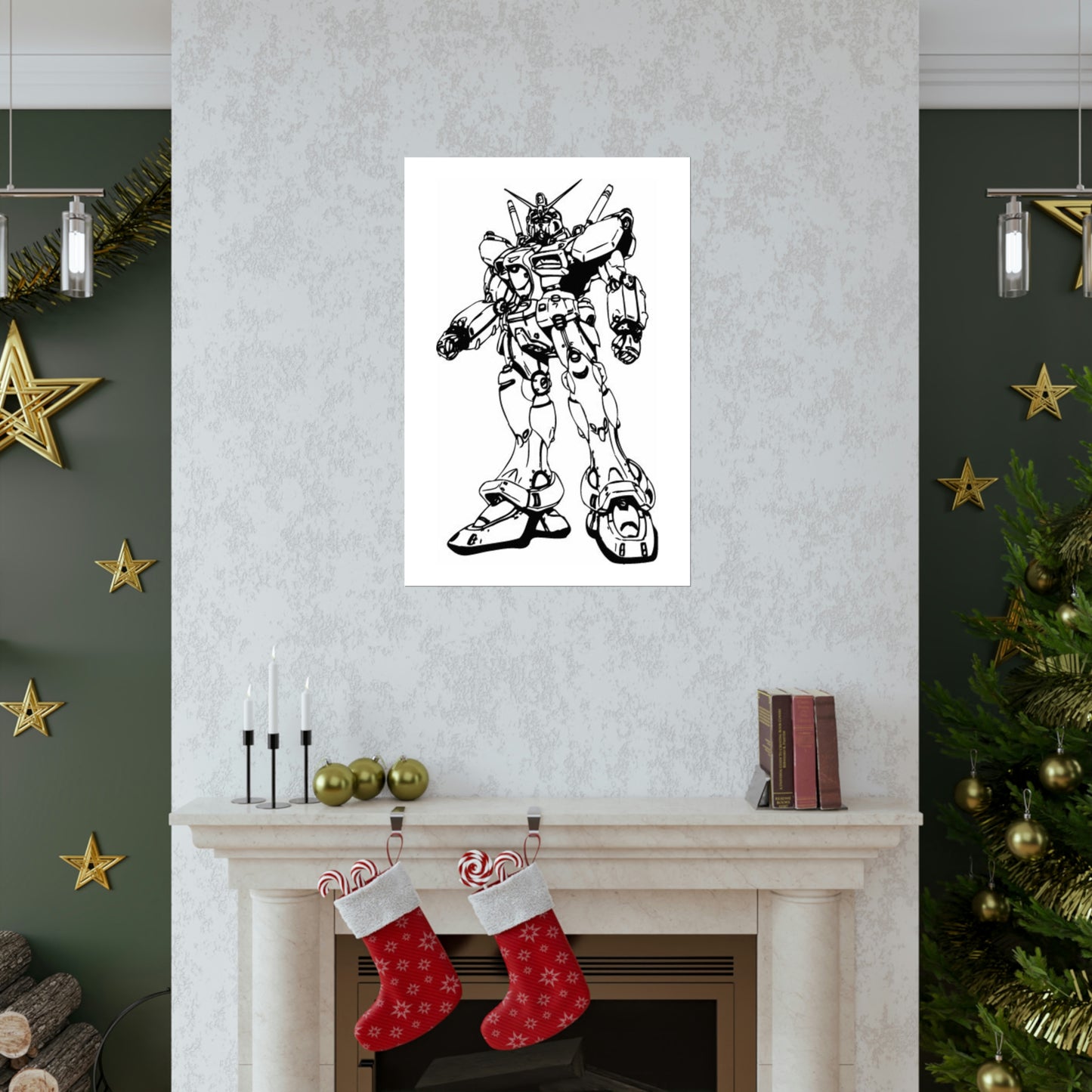 Figuras de acción en pósteres verticales mate de primera calidad, ideales como regalo de cumpleaños para la habitación de los niños.