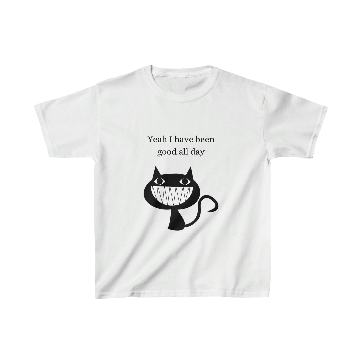 Camiseta juvenil Black Cat ¡GUAU! ¡Me encanta esta camiseta!