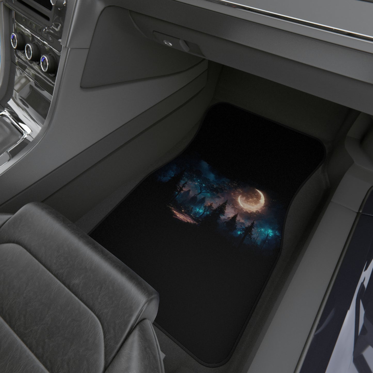 Tapis de voiture (2x avant) Pleine lune dans la nature Très résistant Voyager aux États-Unis