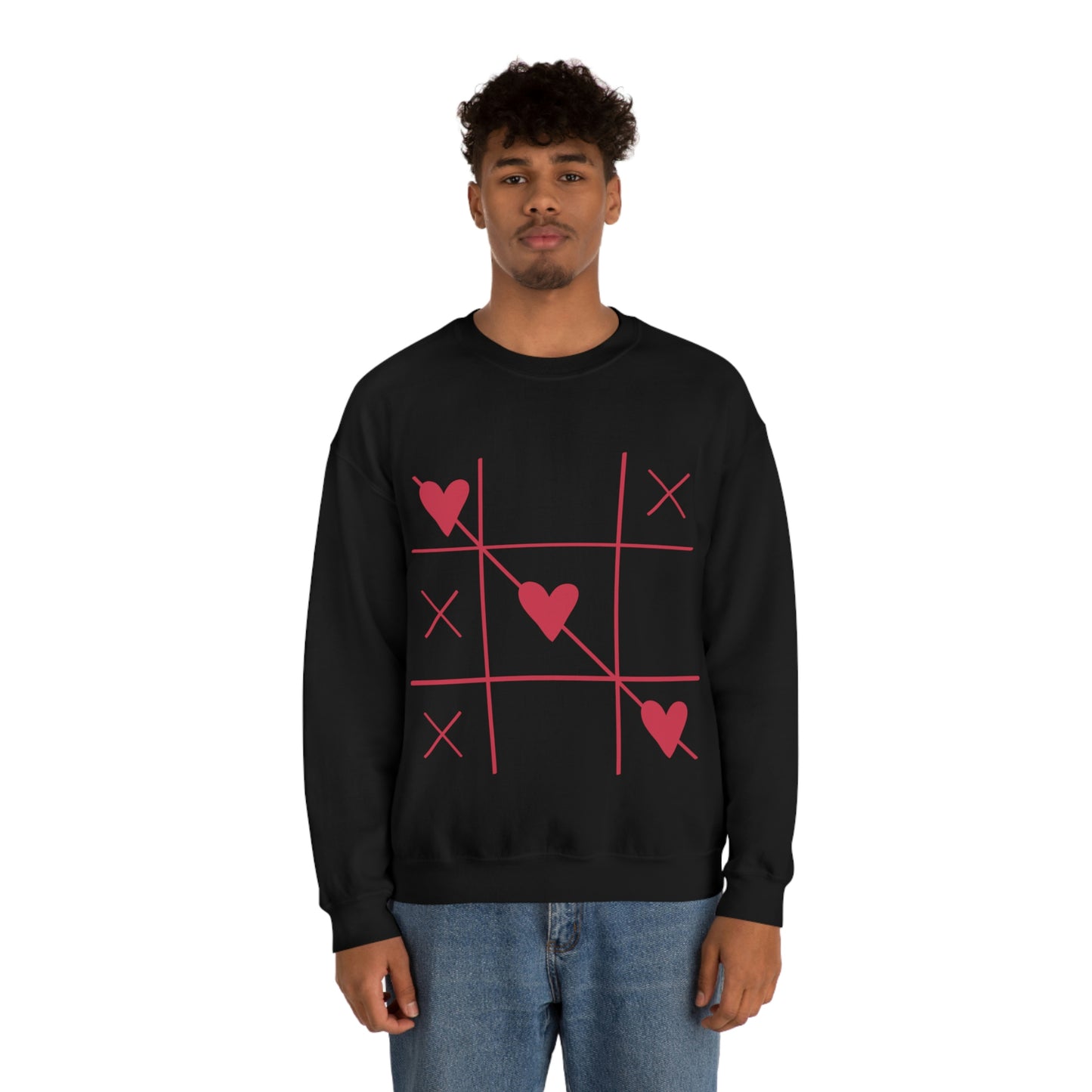 Sweat-shirt ras du cou Tic Tac Toe J'adore mon cadeau d'anniversaire !
