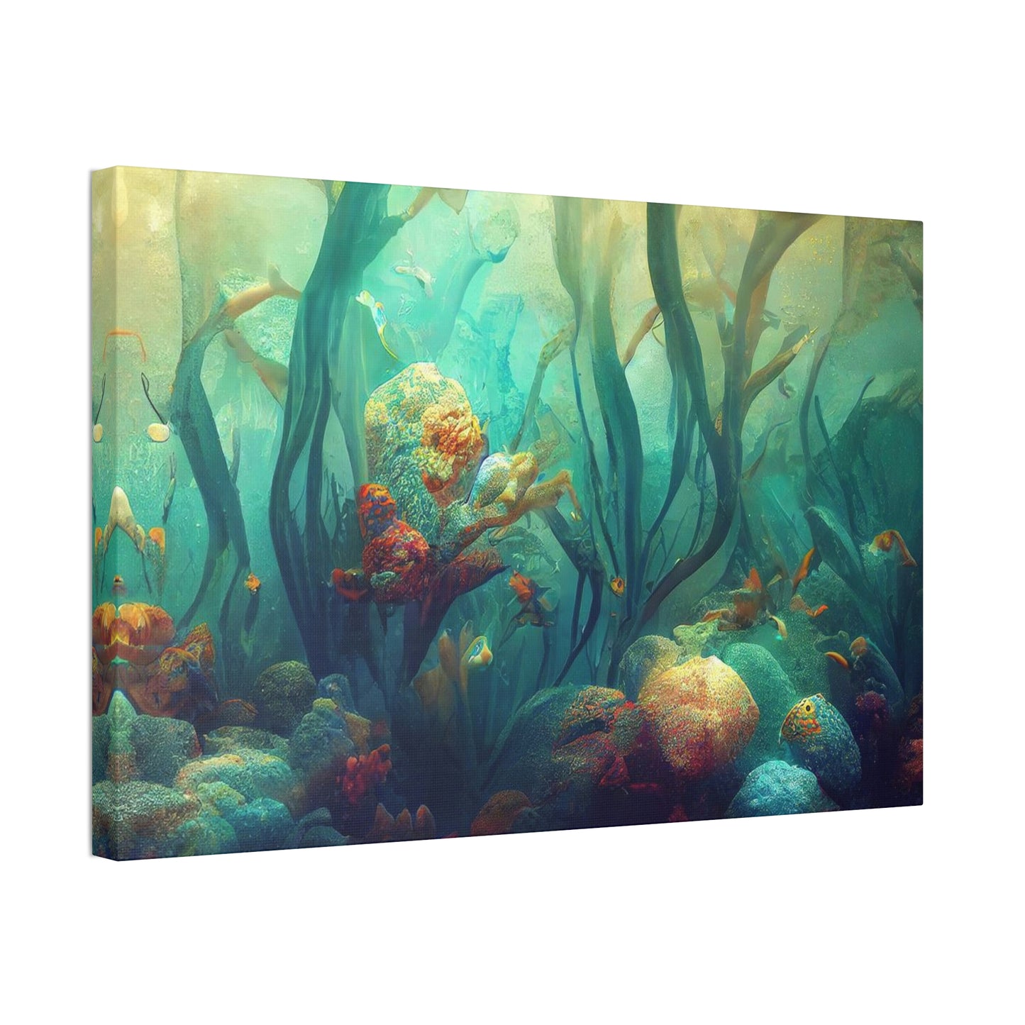 Ocean Canvas Stretched, 1.5'' 4 Sizes Beautiful Gift Birthday Anniversary Mother Father Daughter Son