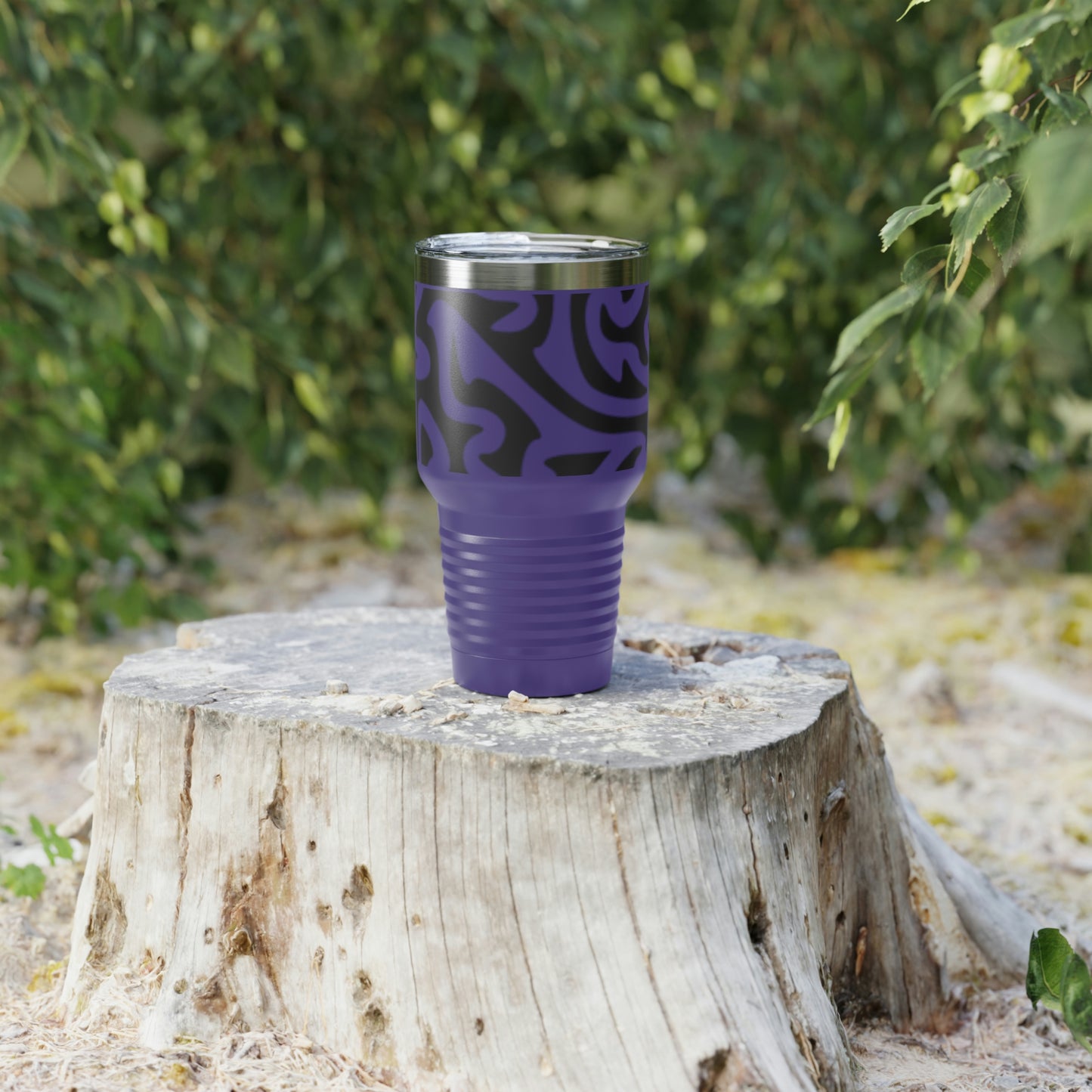 Vaso con cuello redondo y diseño de laberinto, 30 oz, para refrescos, té, agua, jugos, cerveza y vino