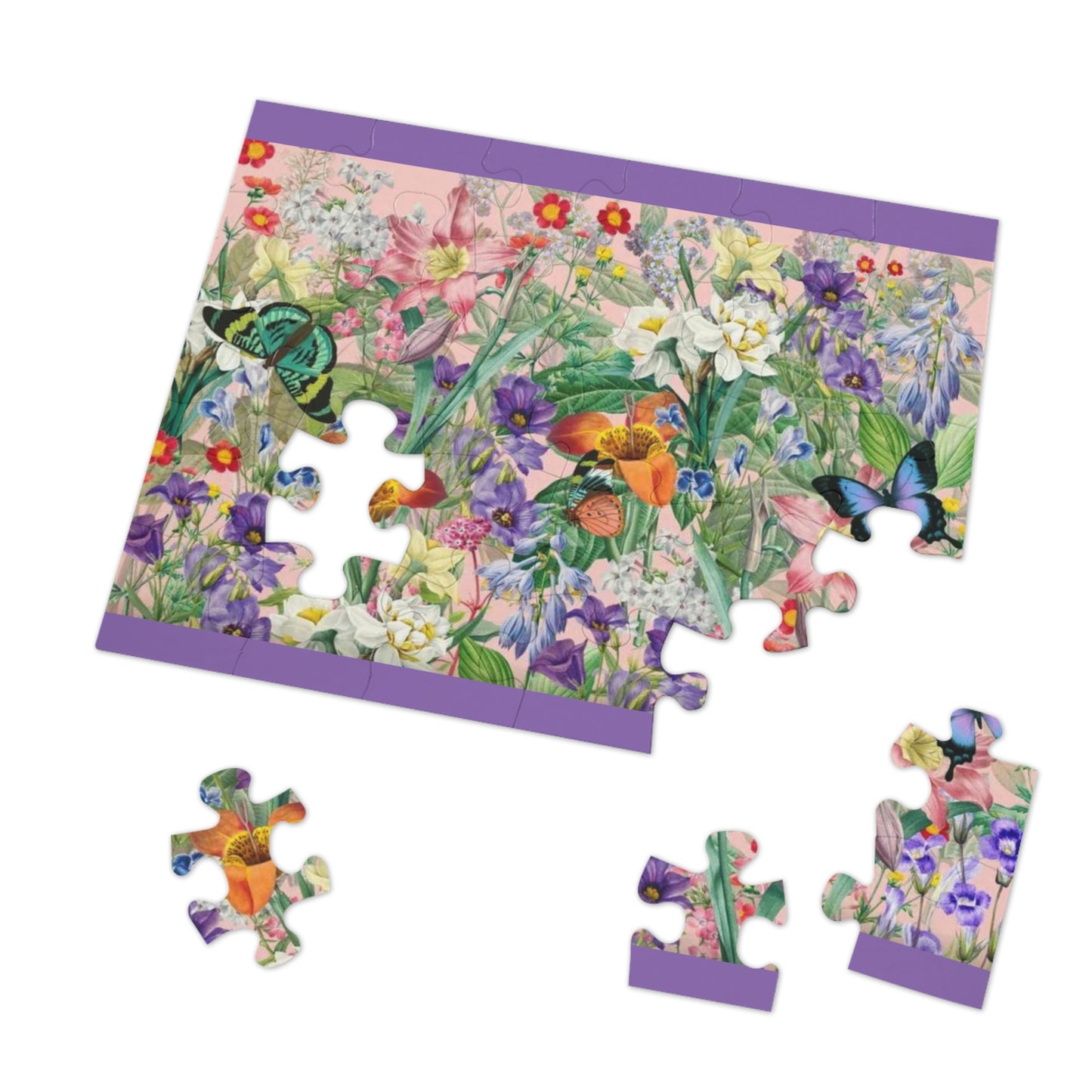 Butterfly Flower Garden Jigsaw Puzzle I Love Games!