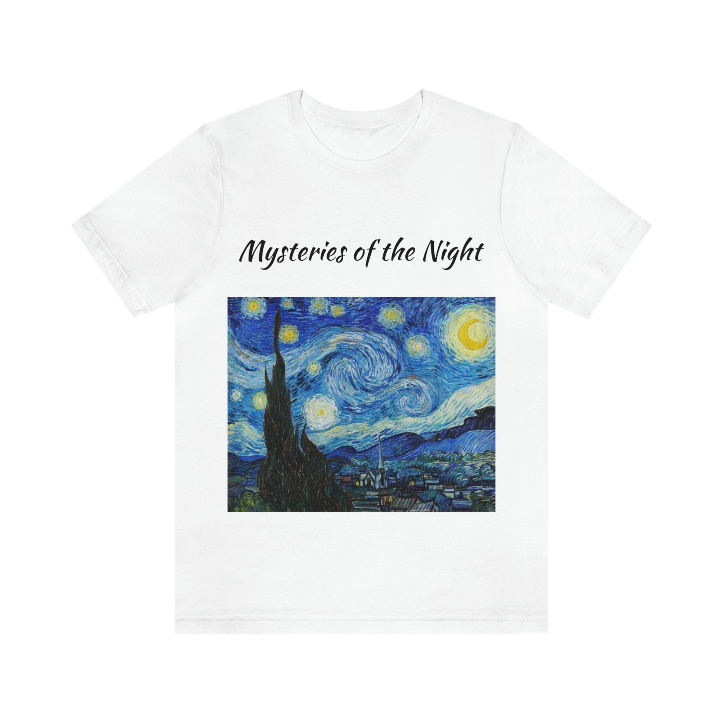 T-shirt unisexe Mystères de la nuit Voyage Travail Vacances Détente