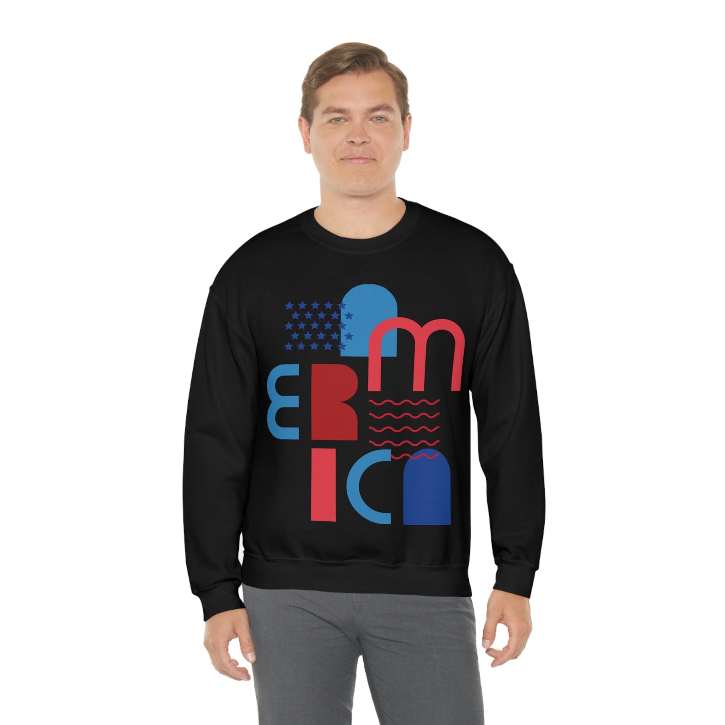 Sweat-shirt ras du cou America, il a l'air fabuleux ! 