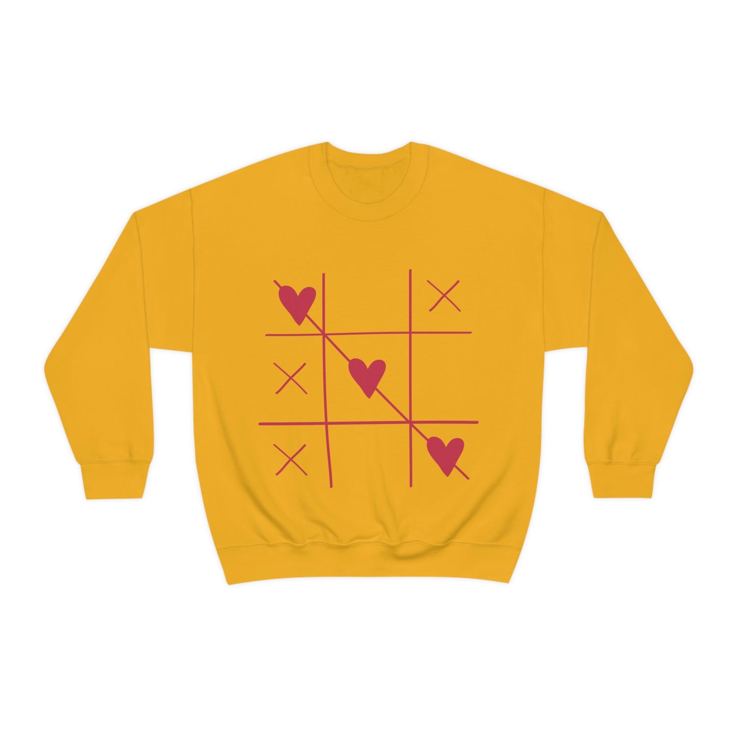 Sweat-shirt ras du cou Tic Tac Toe J'adore mon cadeau d'anniversaire !