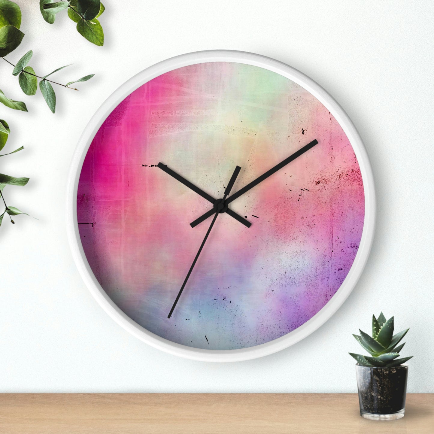 Colorful Abstract Wall Clock Such a Fabulous Clock!
