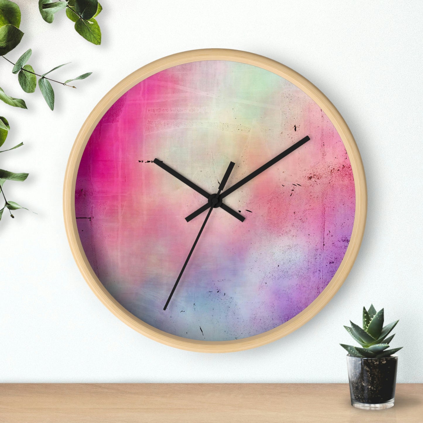 Colorful Abstract Wall Clock Such a Fabulous Clock!