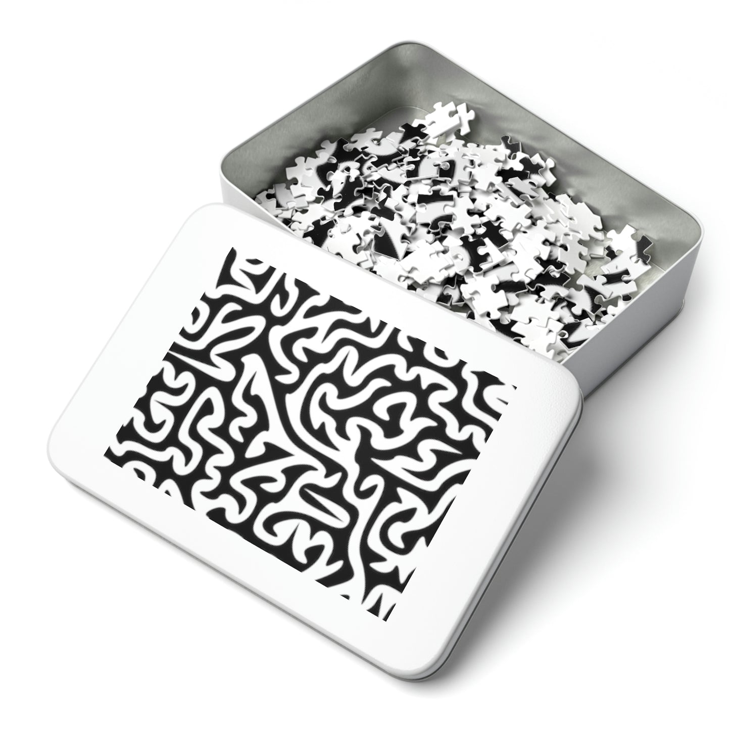 Black and White Maze Jigsaw Puzzle I Love Games!