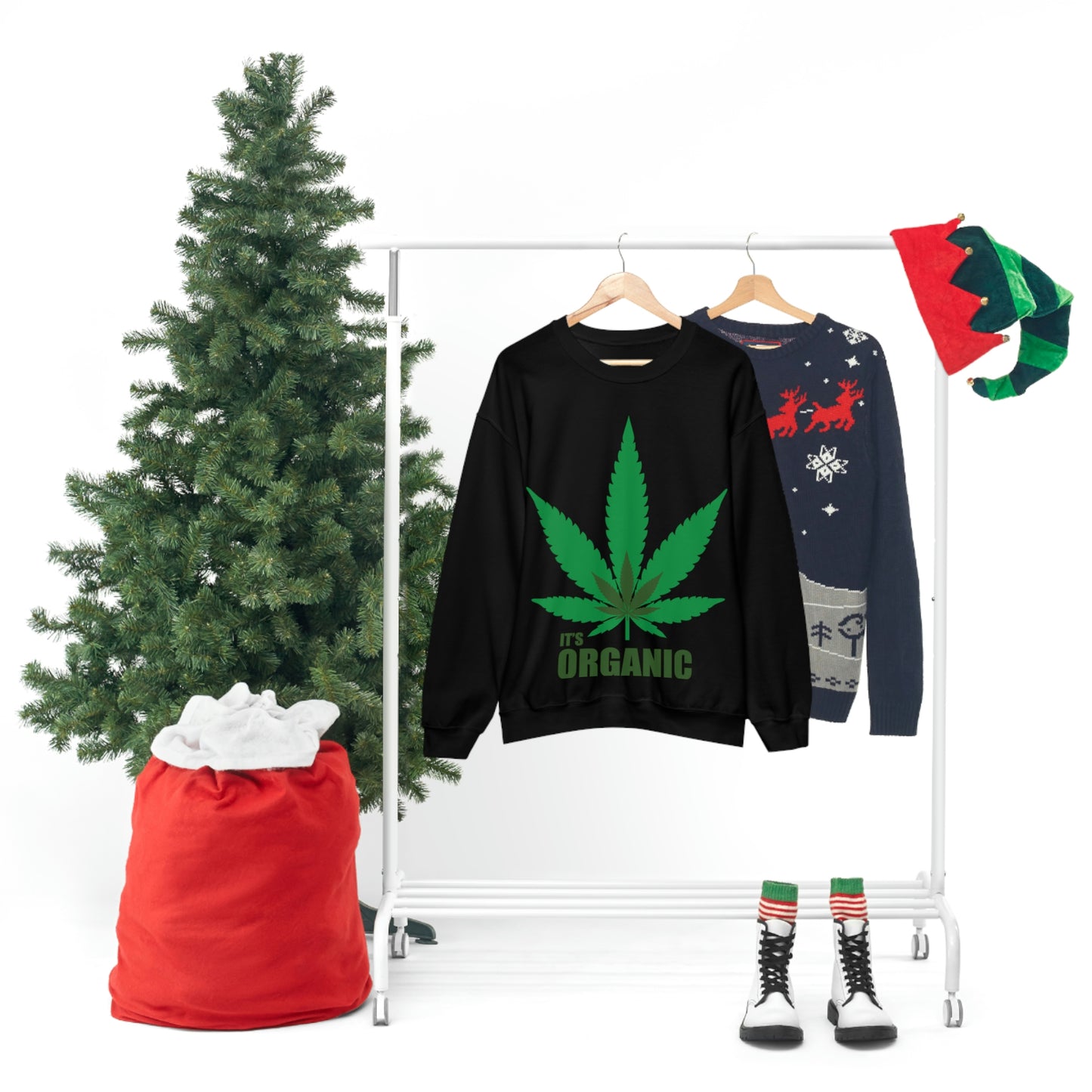 Sudadera Es Hoja Verde Orgánica ¡Vamos a una fiesta!
