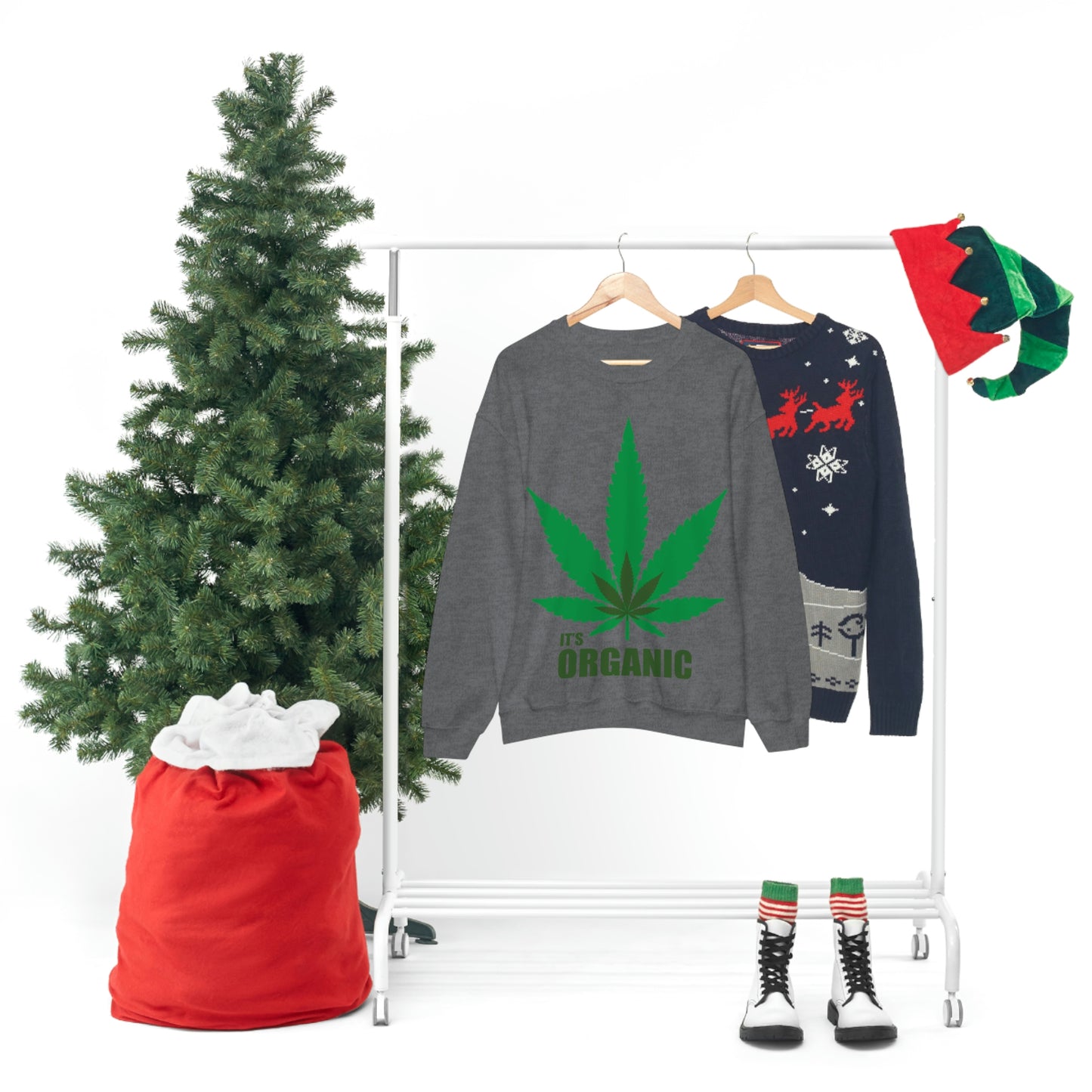 Sudadera Es Hoja Verde Orgánica ¡Vamos a una fiesta!