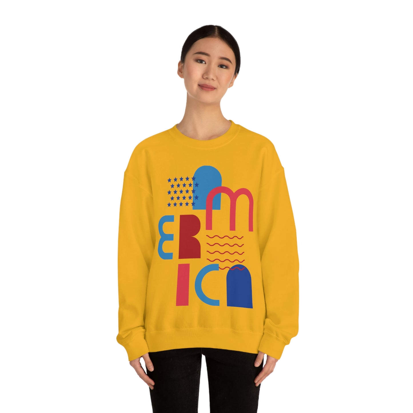 Sweat-shirt ras du cou America, il a l'air fabuleux ! 