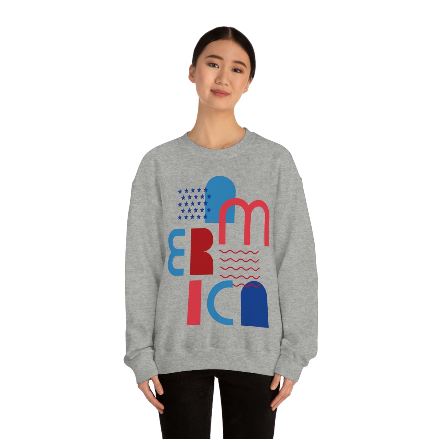 Sweat-shirt ras du cou America, il a l'air fabuleux ! 