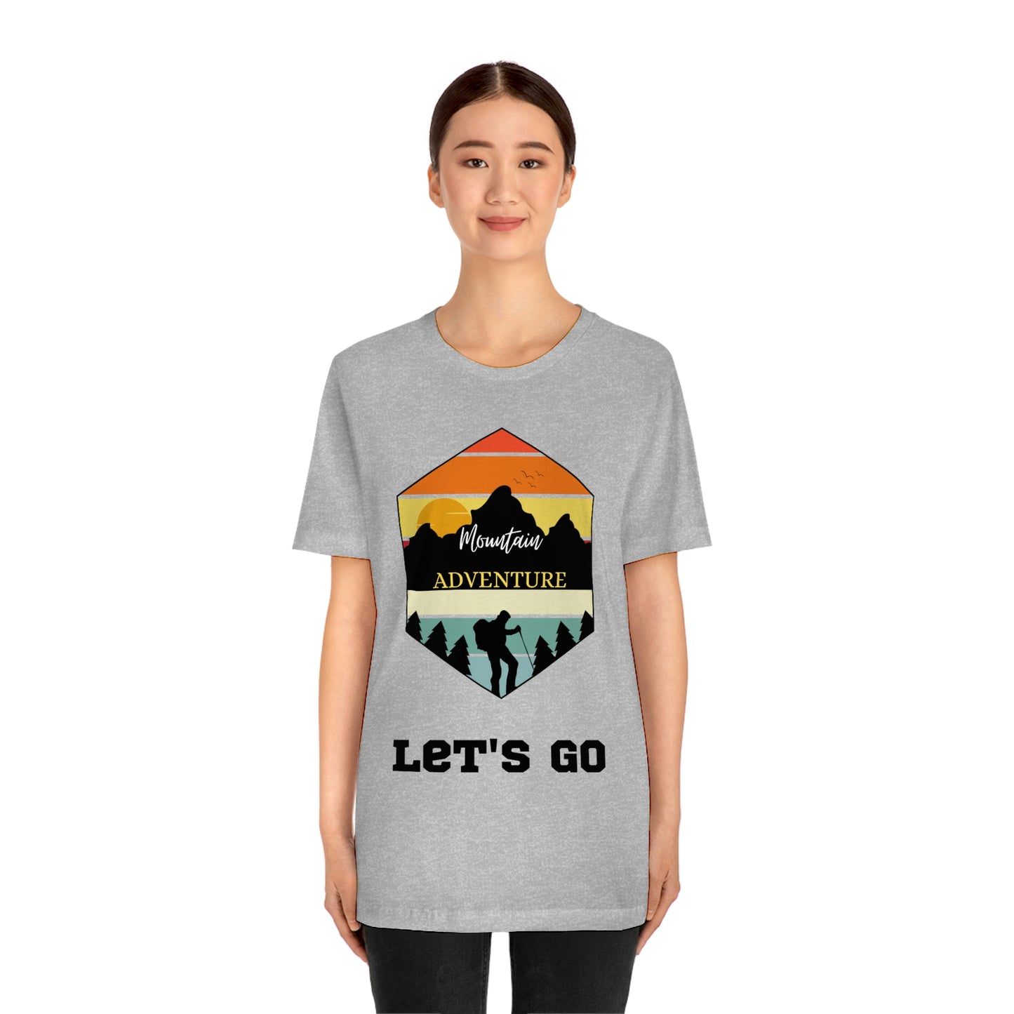 Let's Go Hiking Unisex Jersey Short Sleeve T-Shirt Adventures