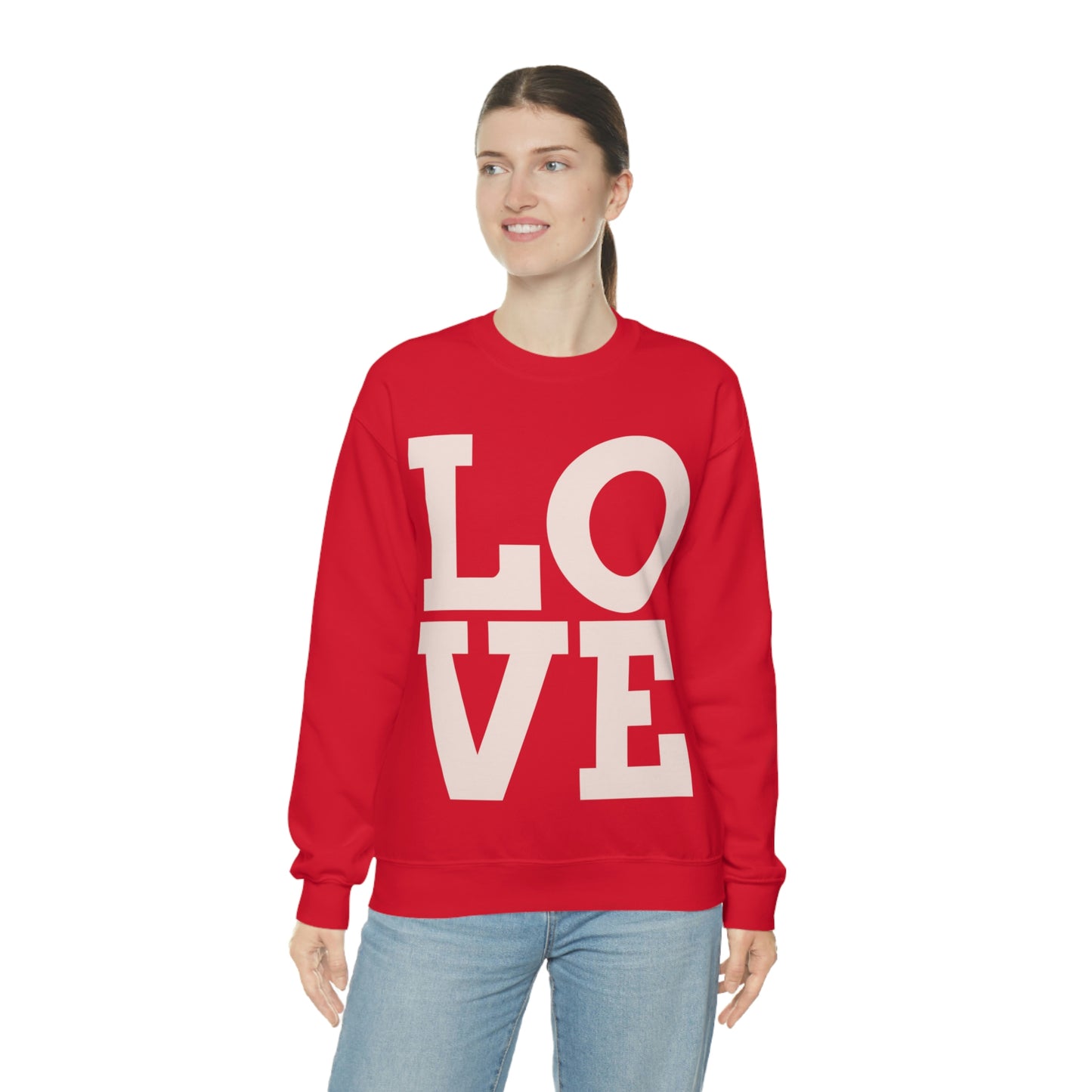 Sweat-shirt ras du cou LOVE J'adore mon sweat-shirt !