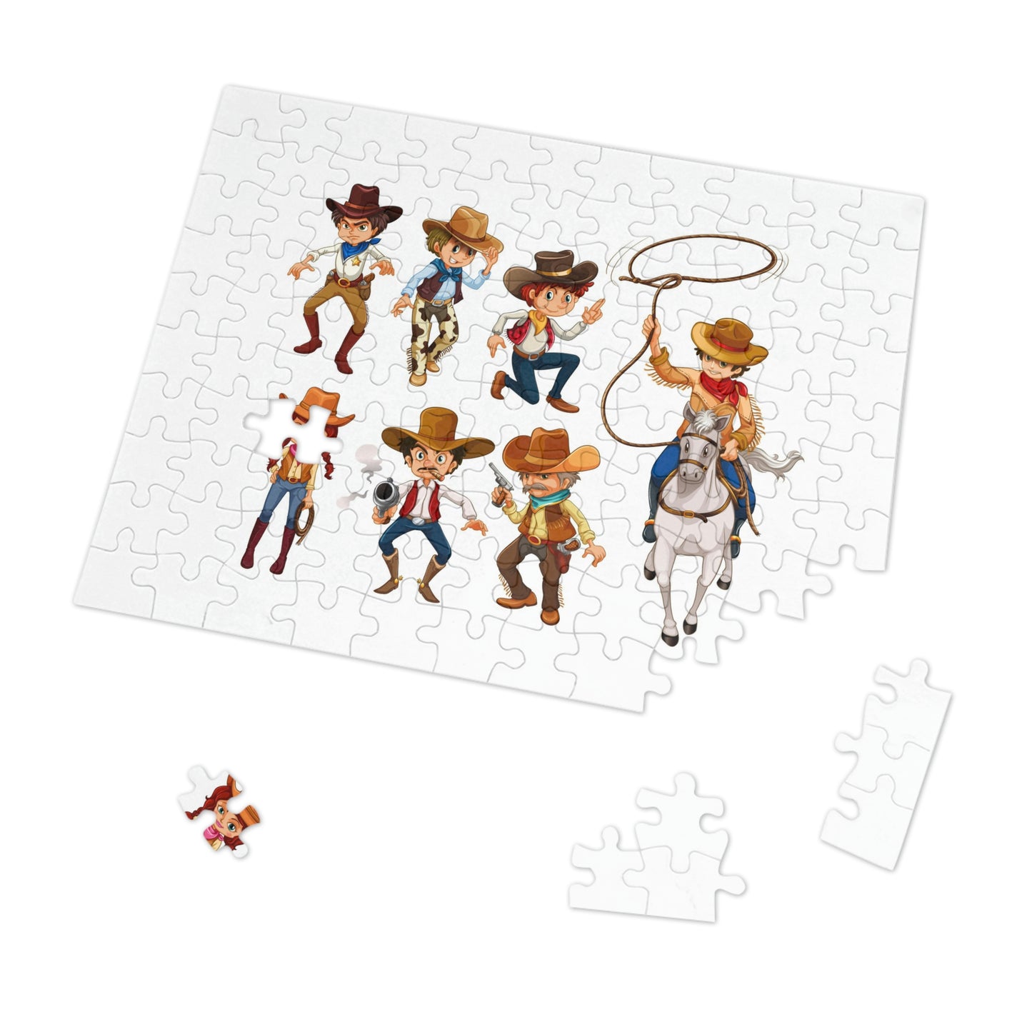 Puzzle Cowboys Cowgirl J'adore les jeux !